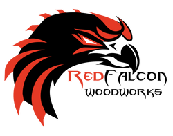 RedFalcon Woodworks logo