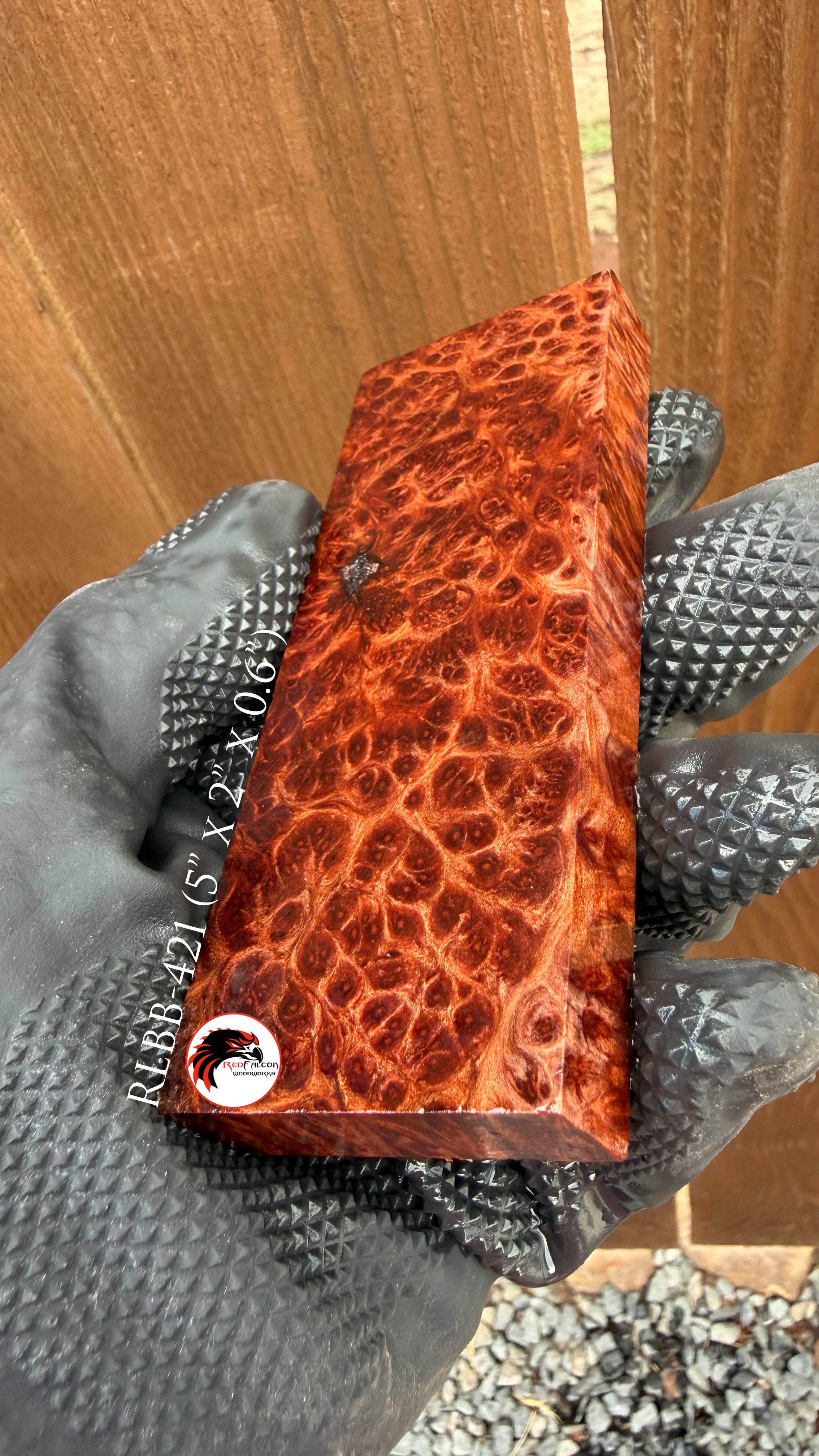 Redwood Burl Block RLBB-421 (Stabilized)
