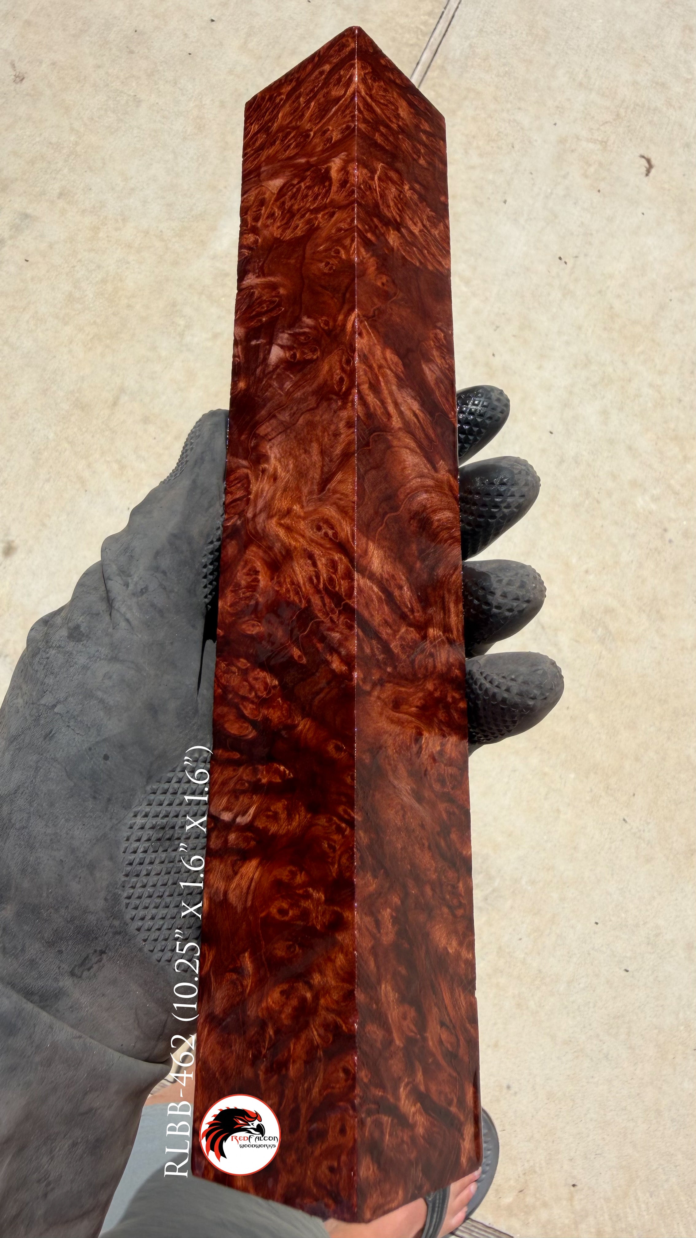 Redwood Burl Block RLBB-462 (Stabilized)