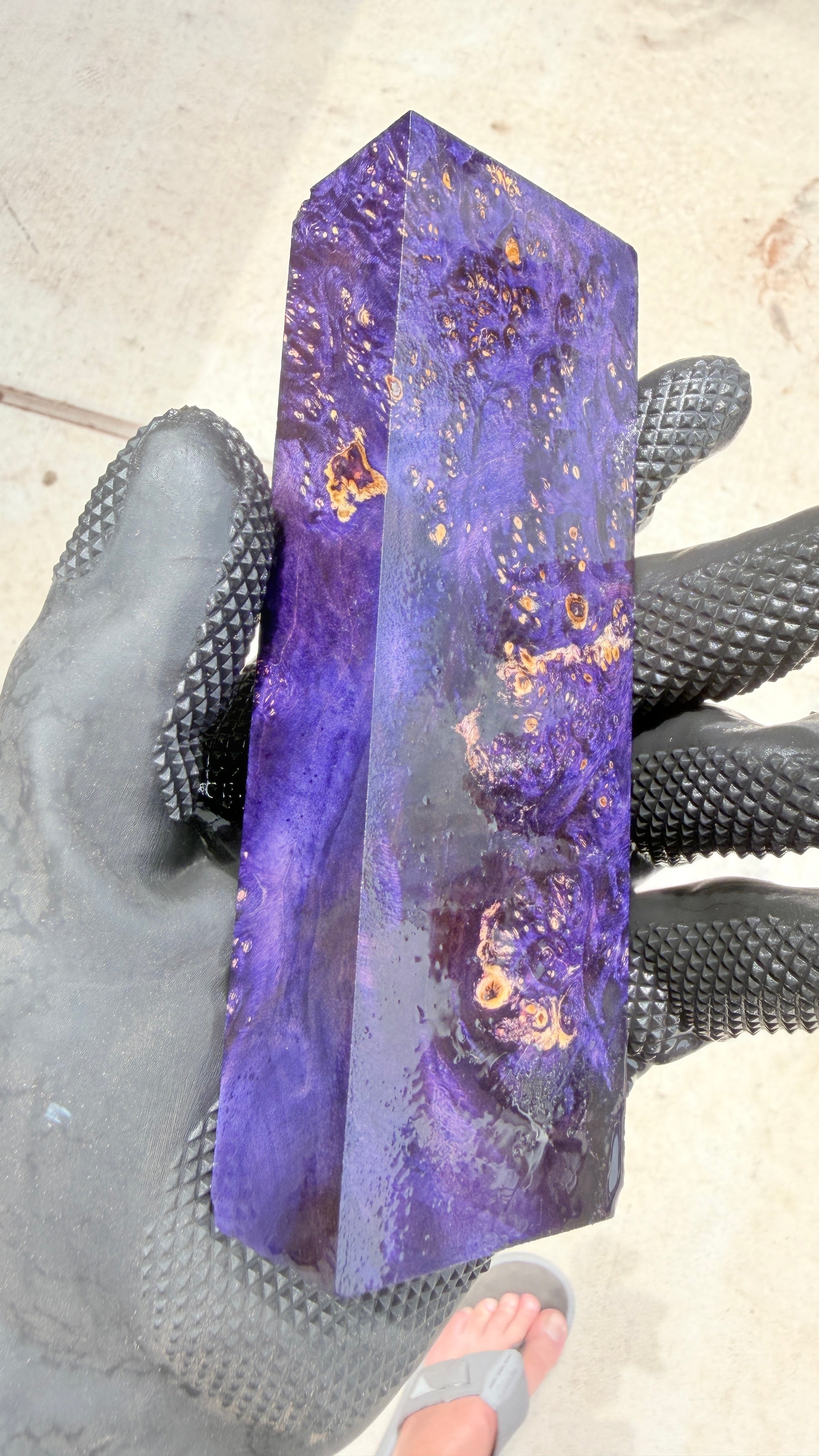 Box Elder Burl Block BEBB-195 (Stabilized)