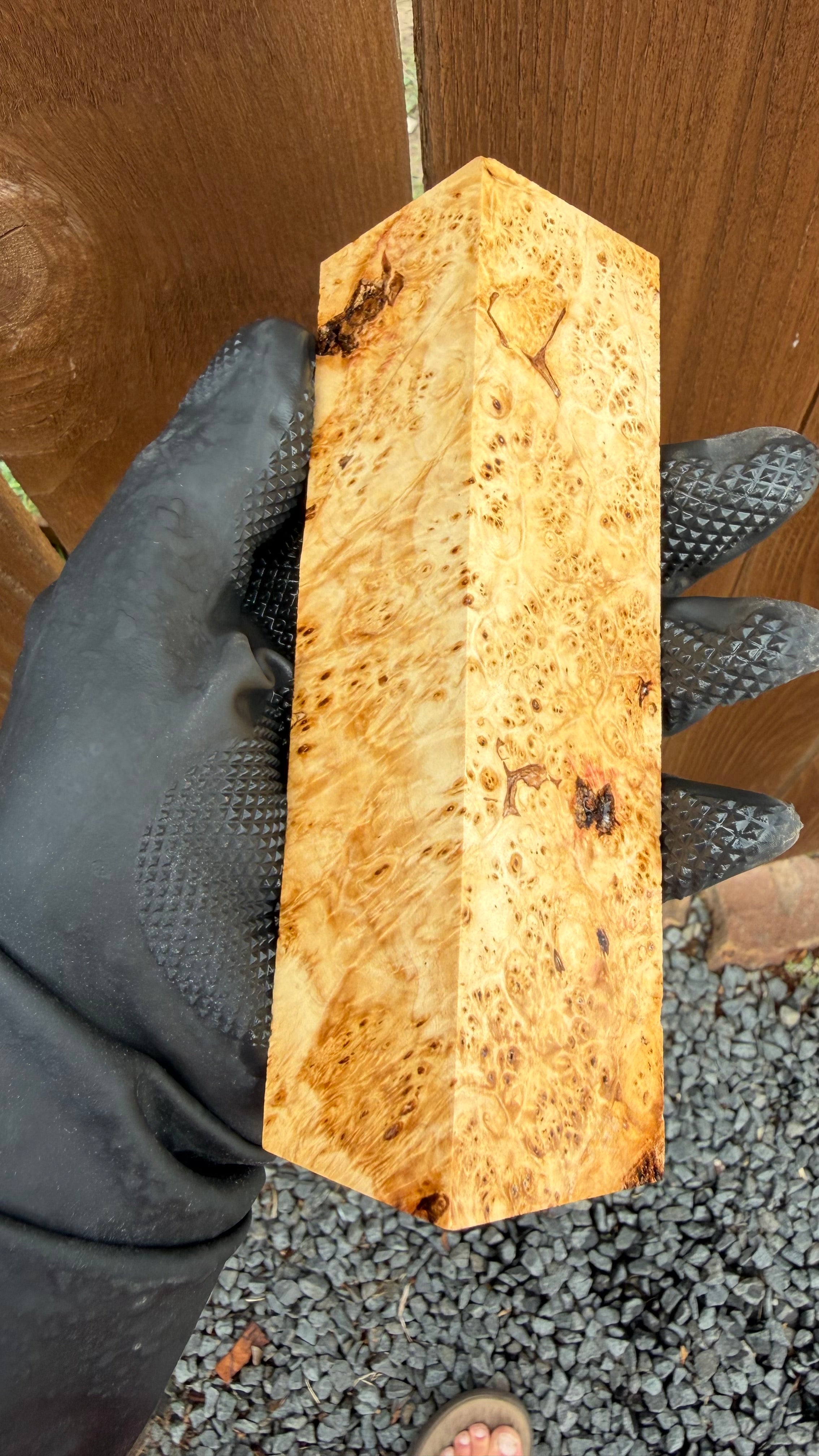 Box Elder Burl Block BEBB-242 (Stabilized)