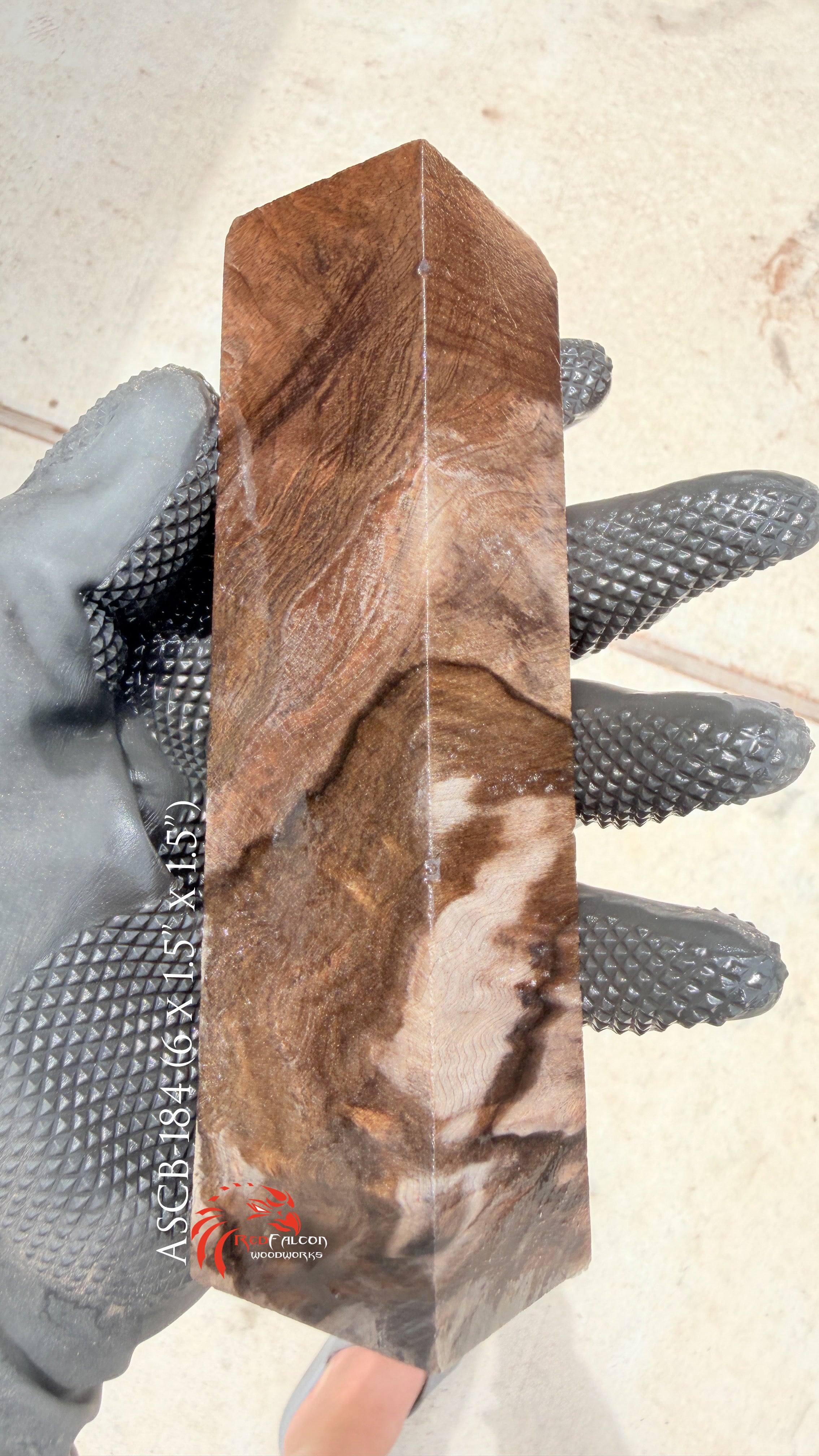 Ancient Sinker Cypress Block ASCB-184 (Stabilized)