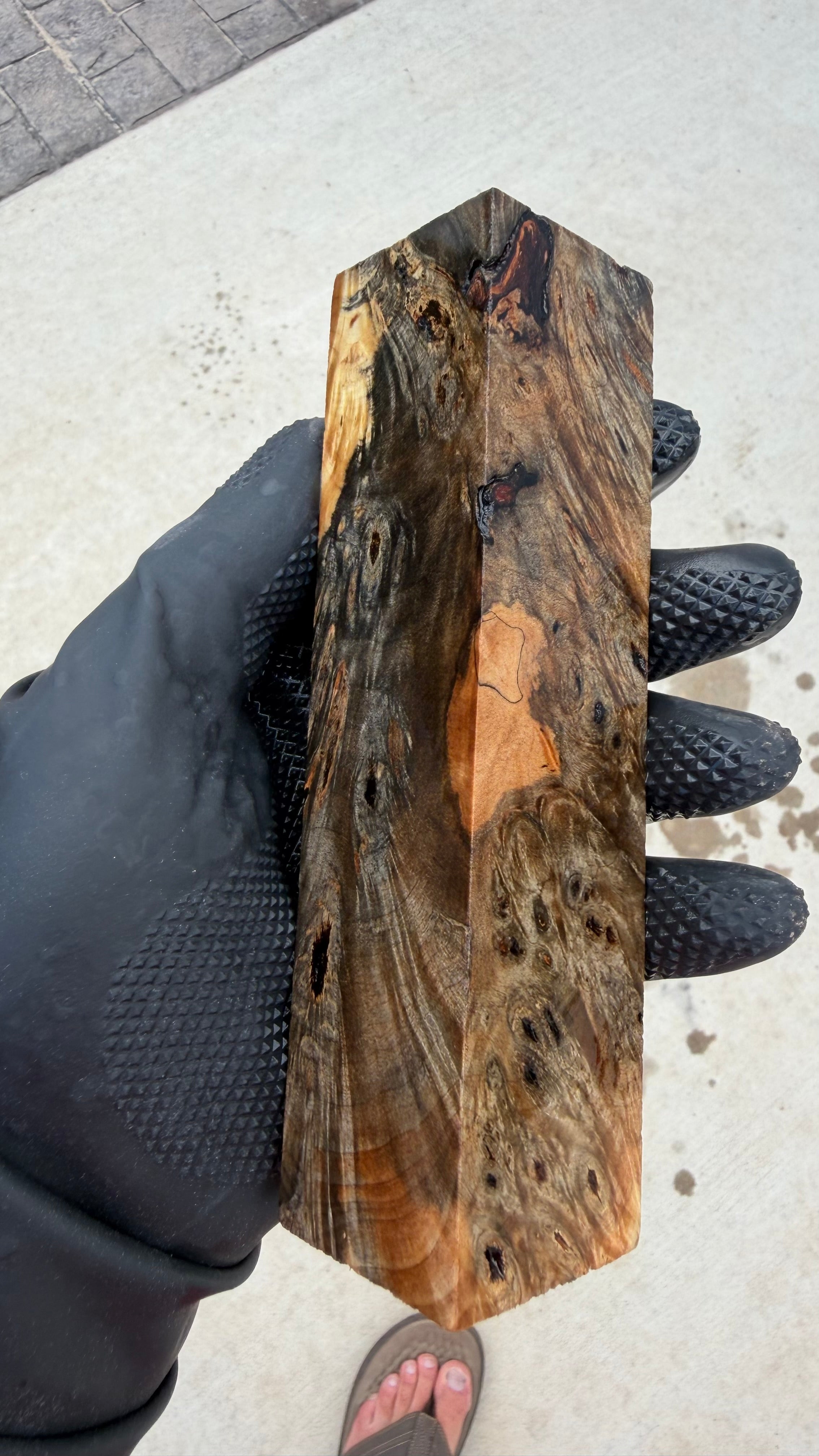 Buckeye Burl Block BBB-108 (Stabilized)