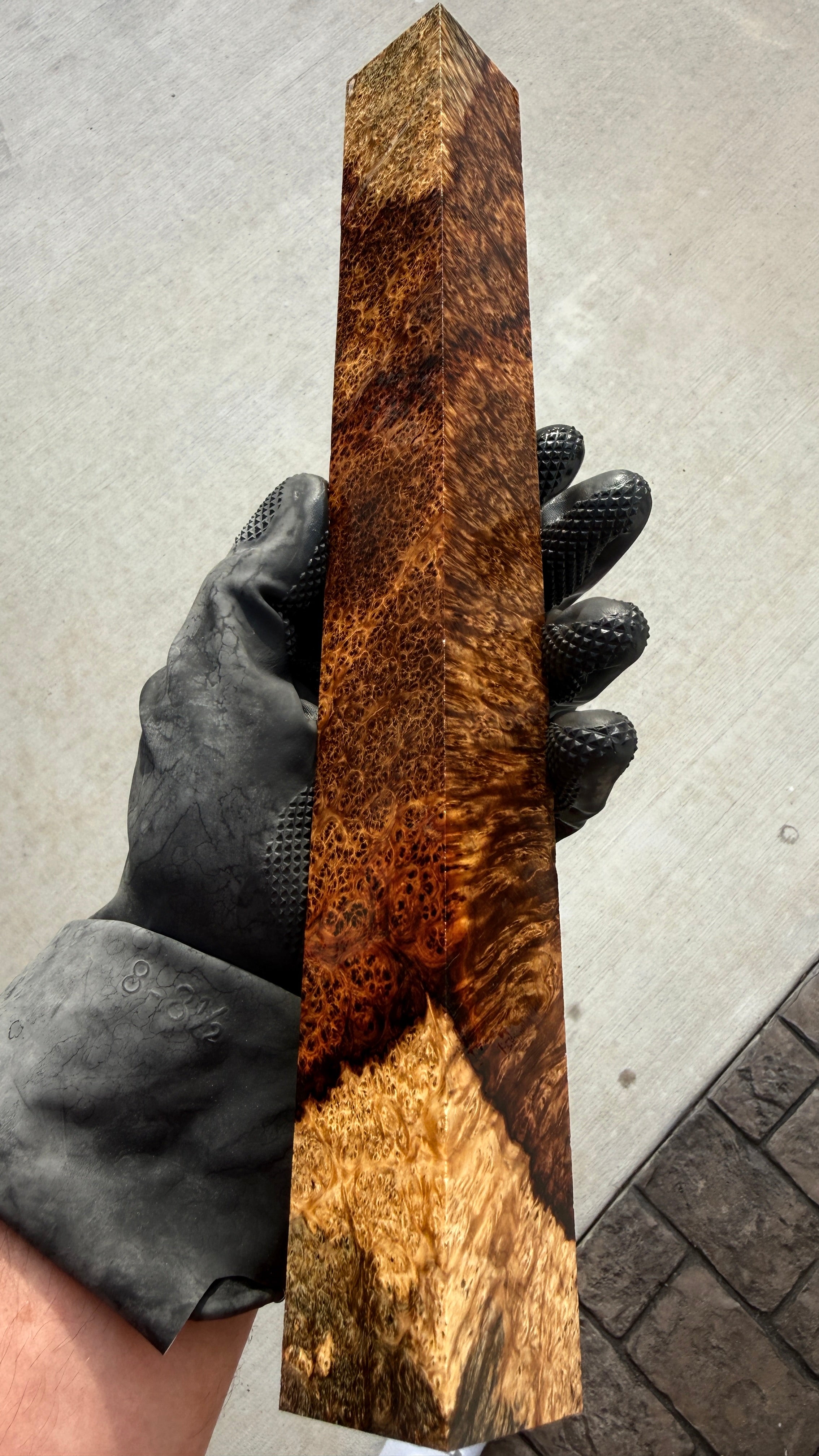 Amboyna Burl Block AYBB-075 (Stabilized)