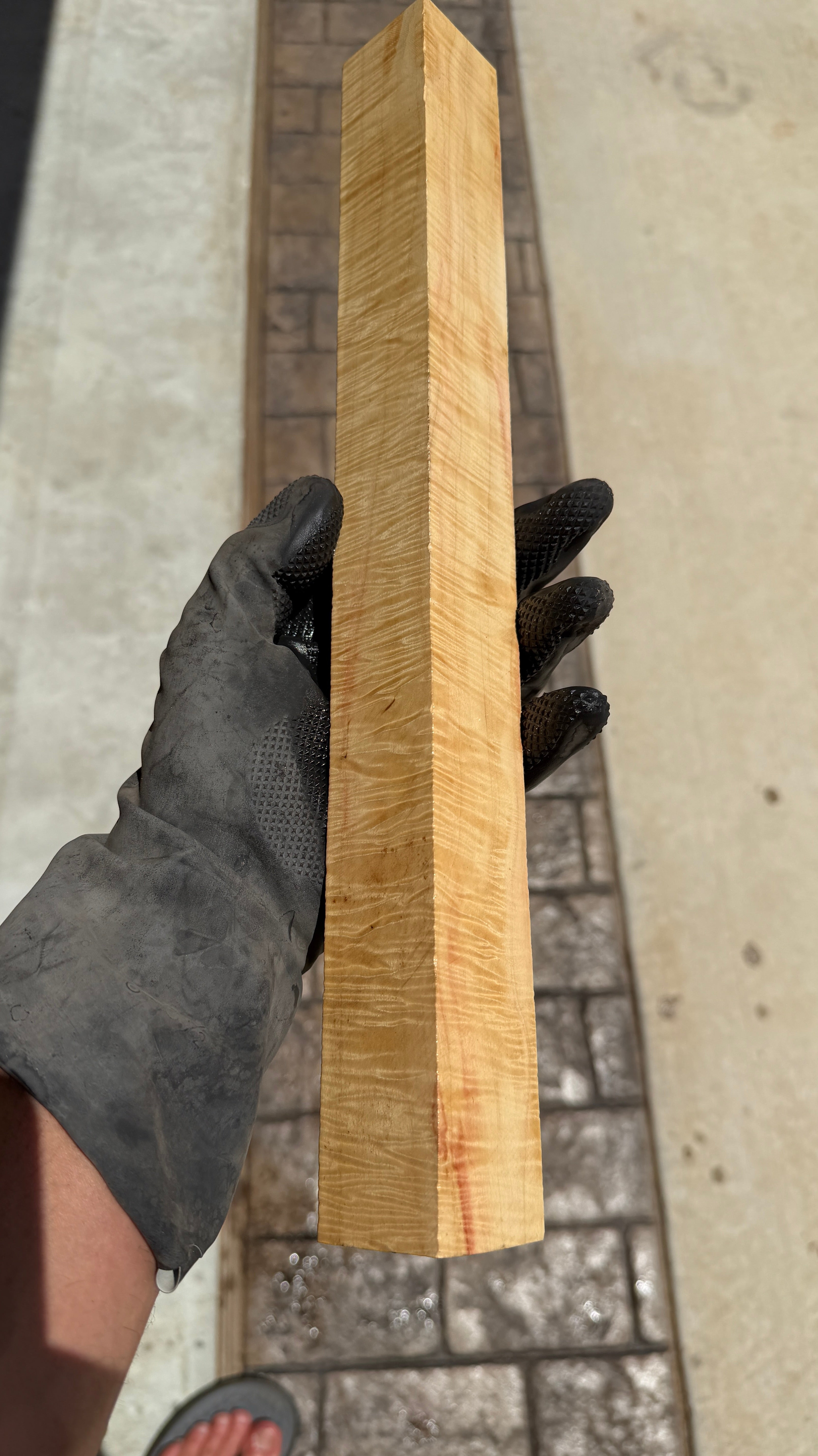 Curly Box Elder Block CBEB-000 (Stabilized)