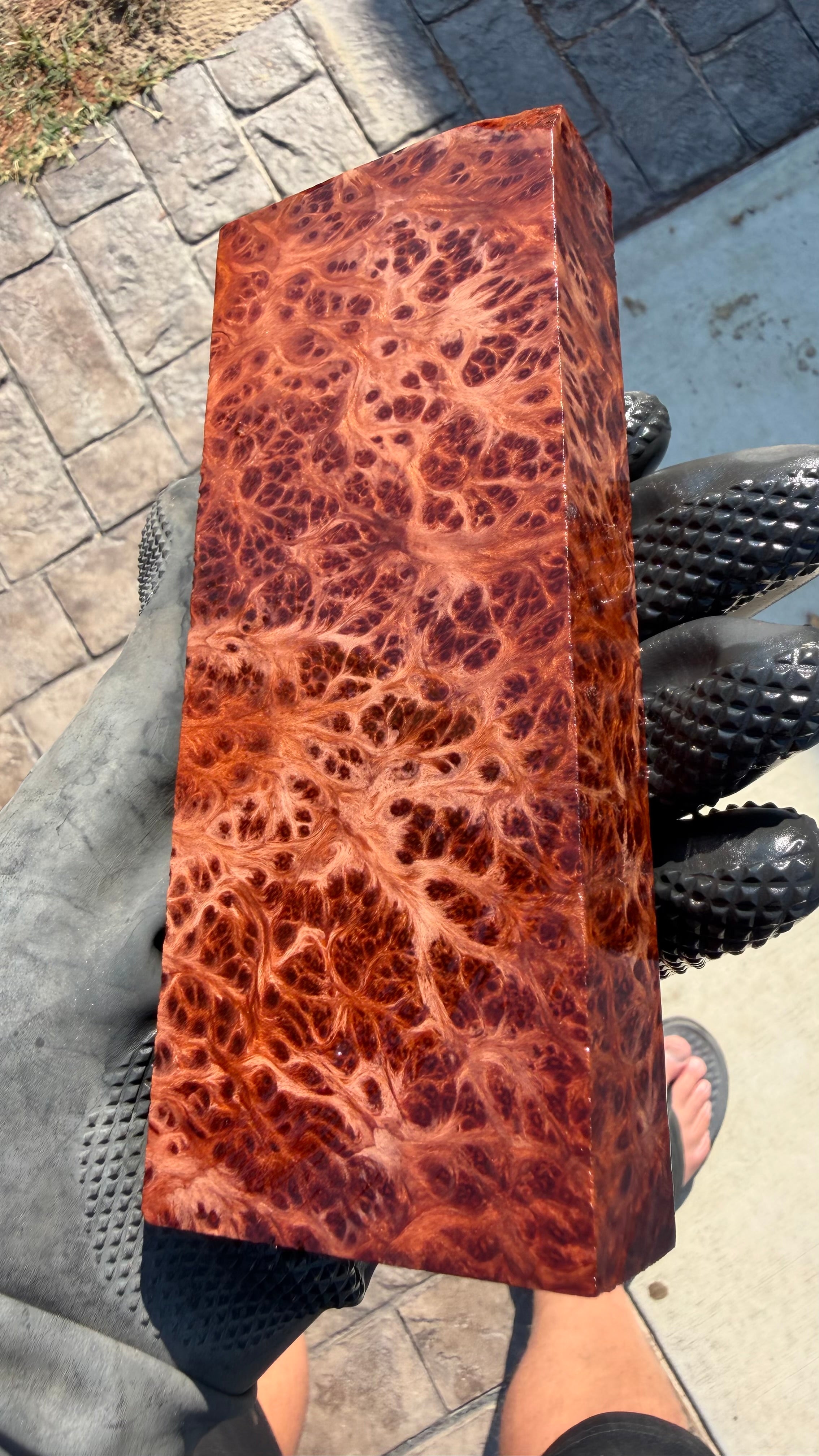 Redwood Burl Block RLBB-443 (Stabilized)