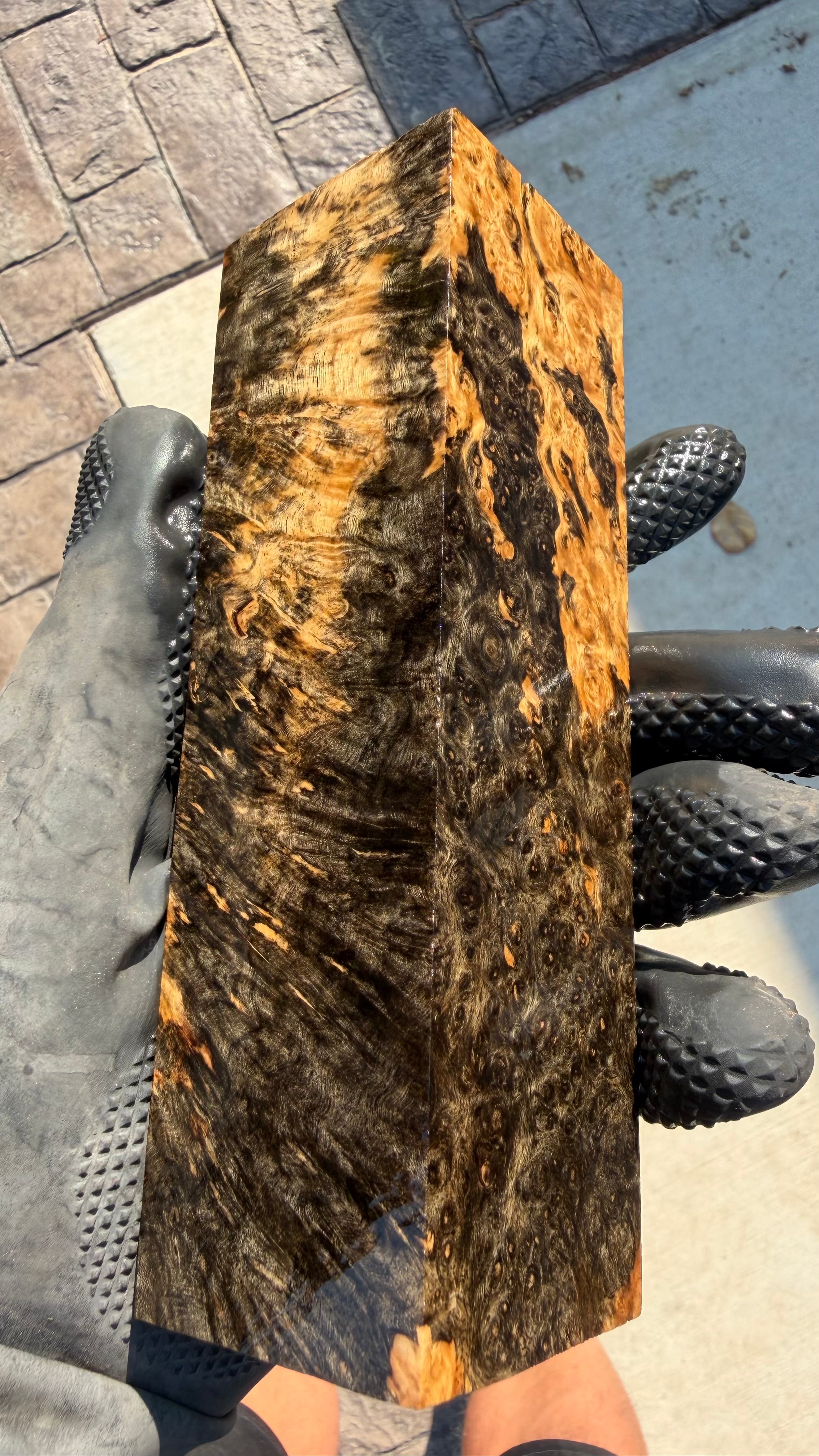 Amboyna Burl Block AYBB-022 (Stabilized)