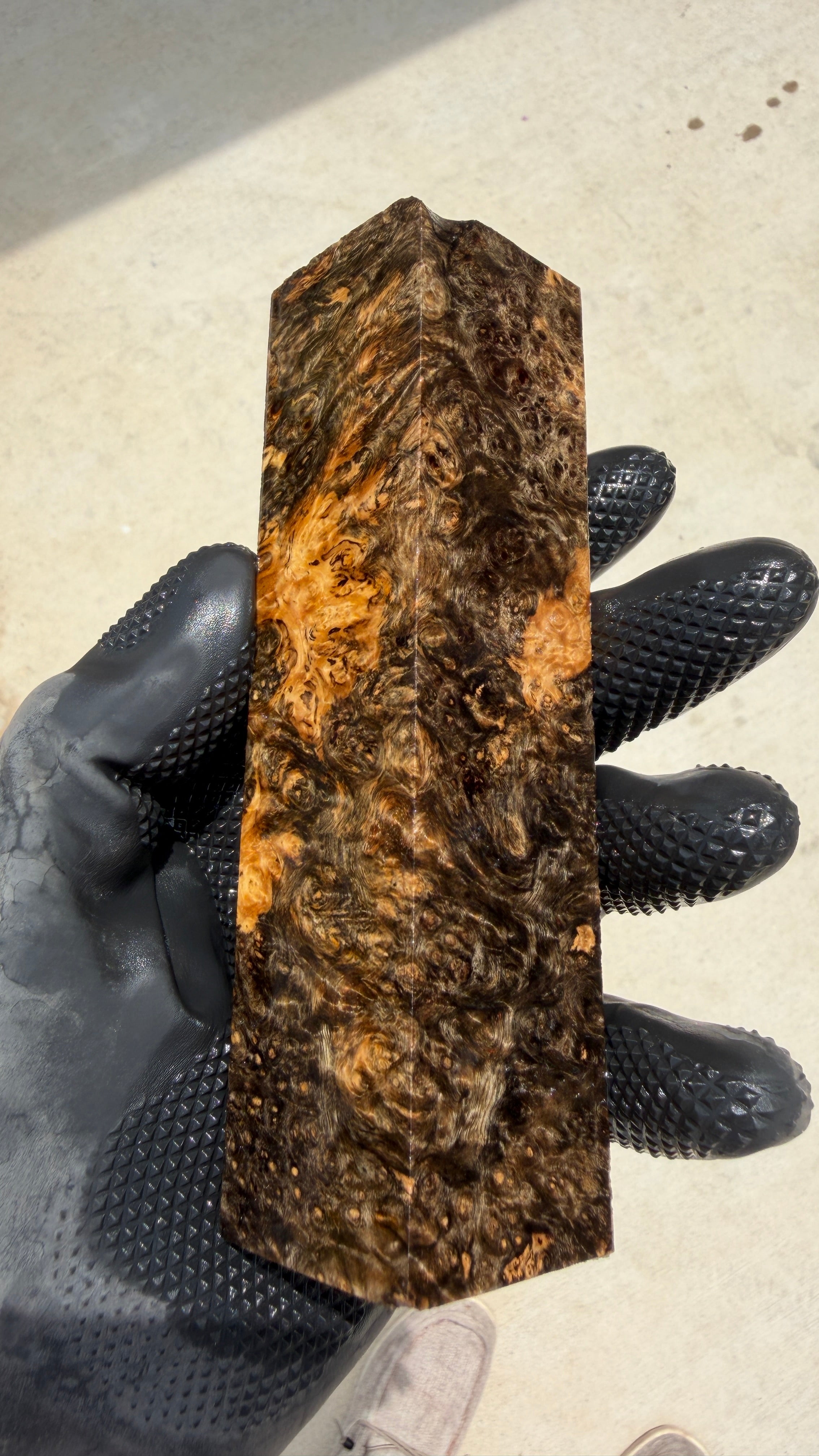Amboyna Burl Block AYBB-077 (Stabilized)