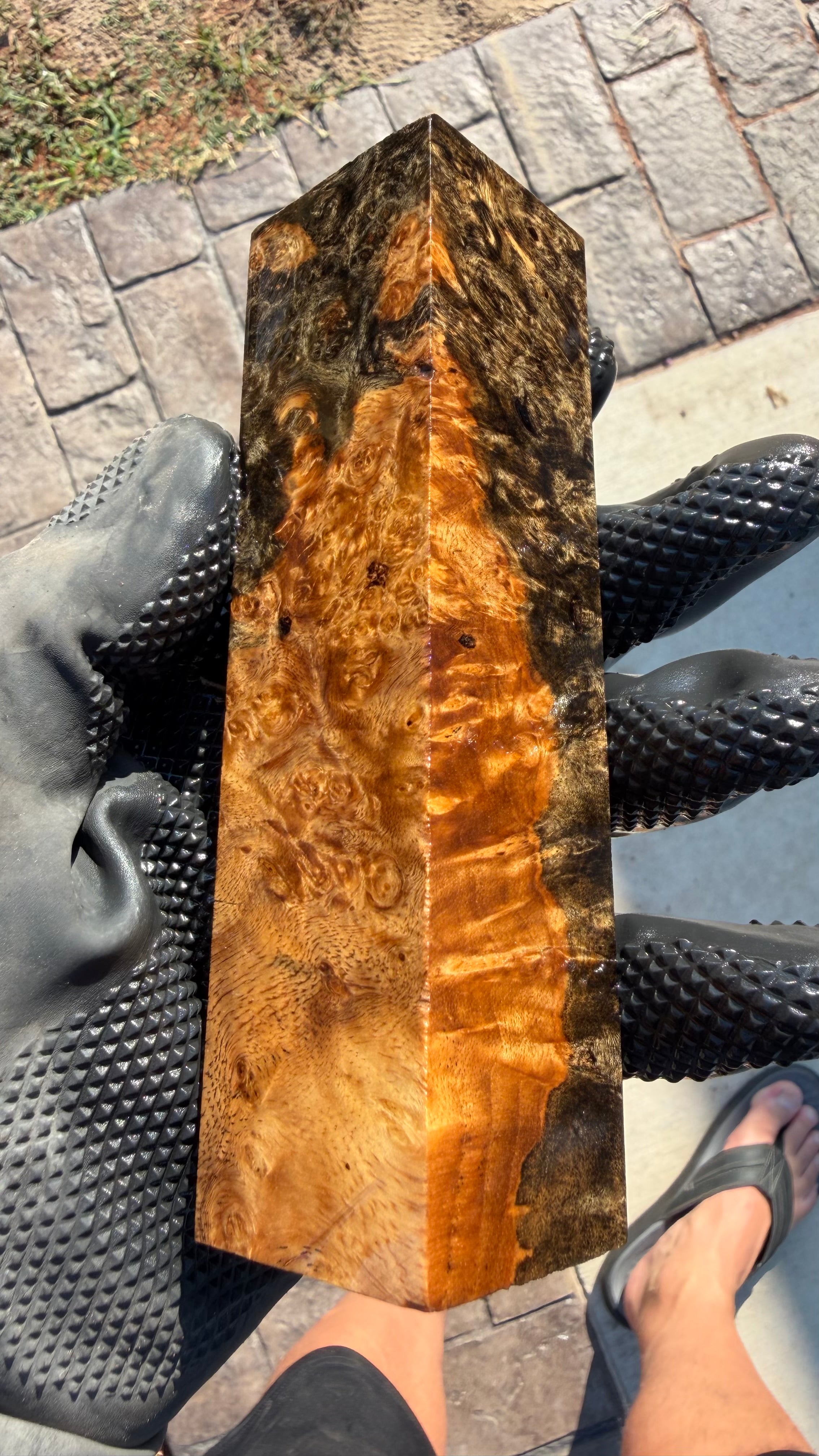 Amboyna Burl Block AYBB-079 (Stabilized)