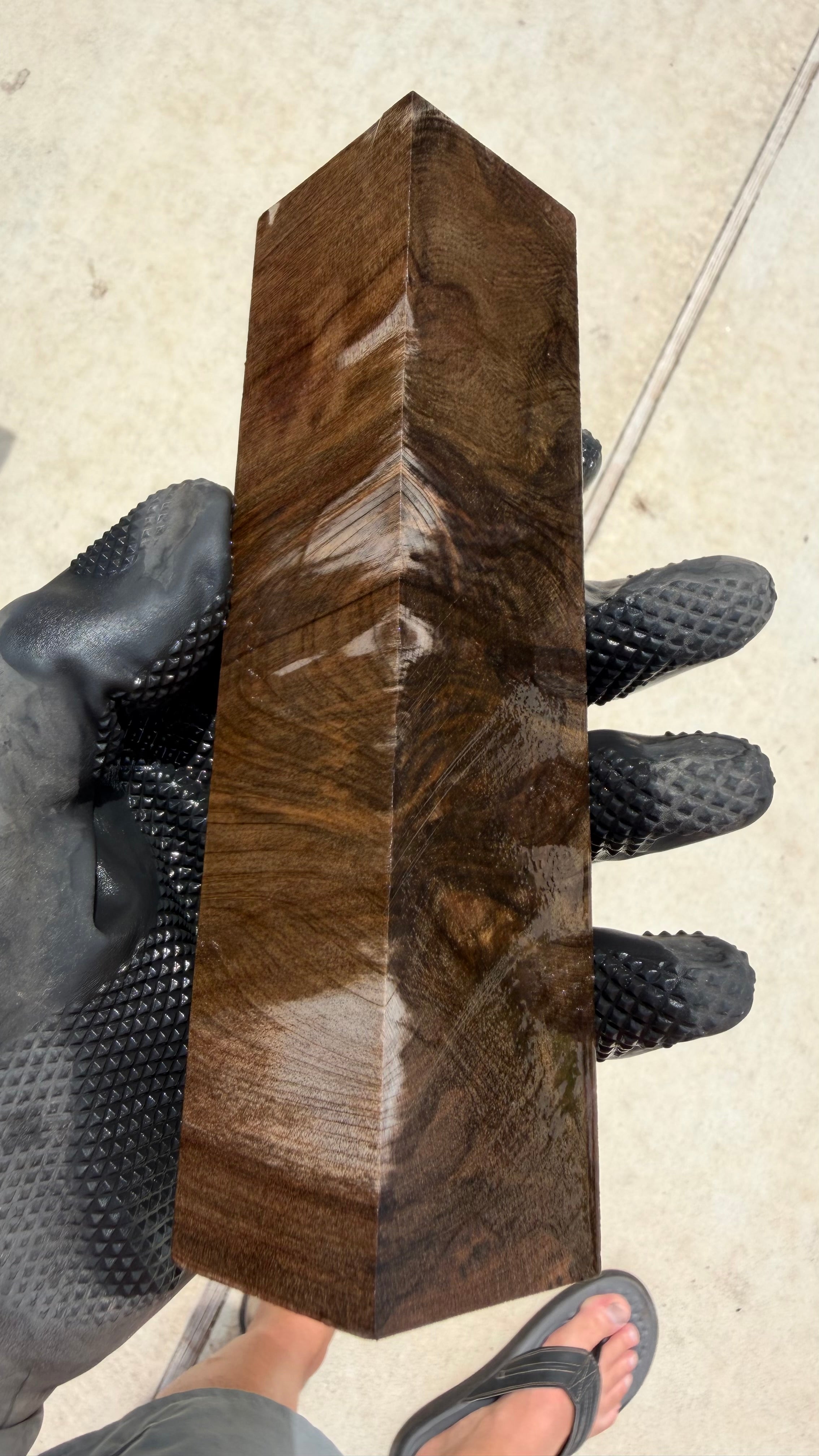 Ancient Sinker Cypress Block ASCB-197 (Stabilized)