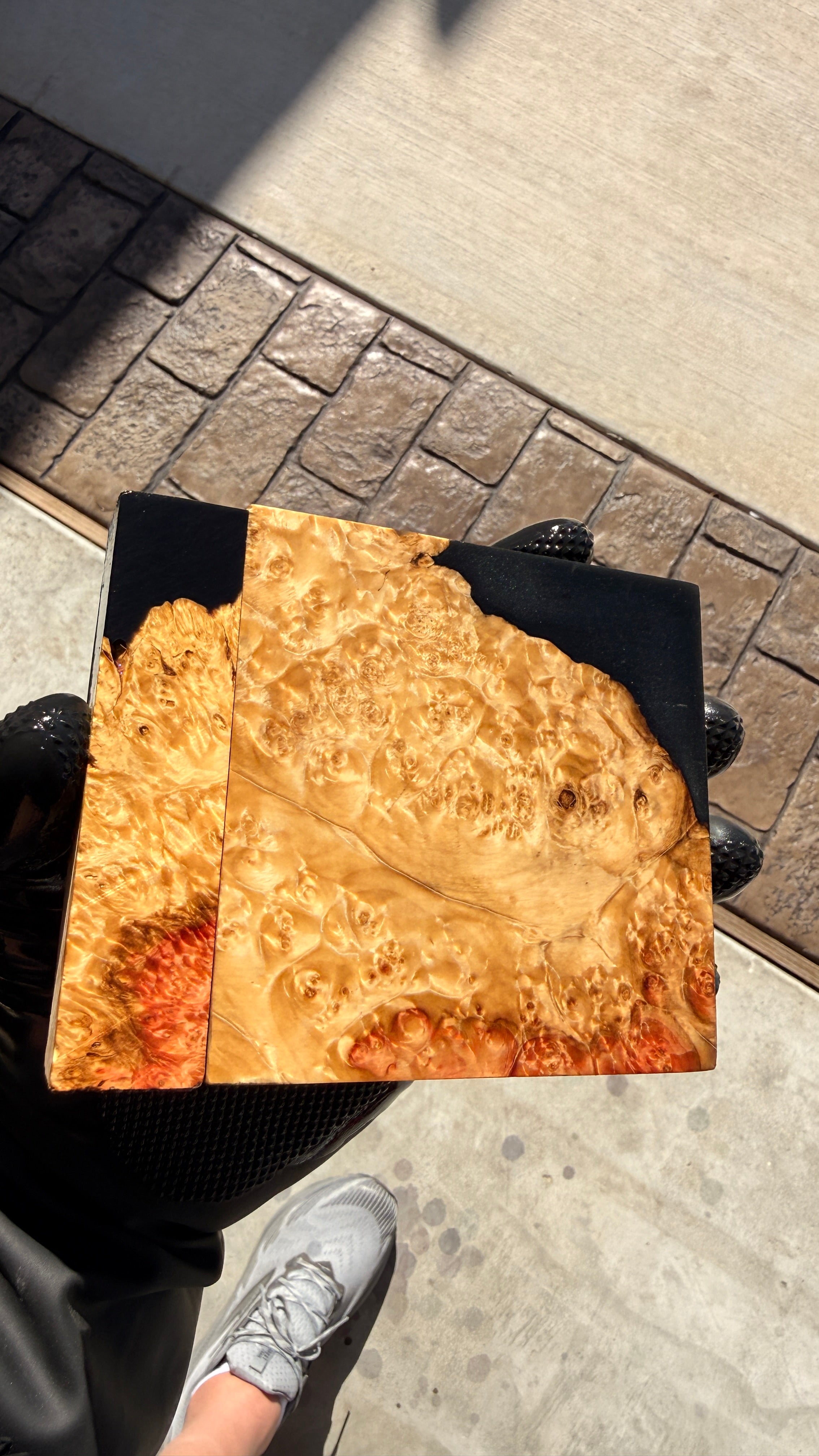 Box Elder Burl Block BEBB-224 (Stabilized)