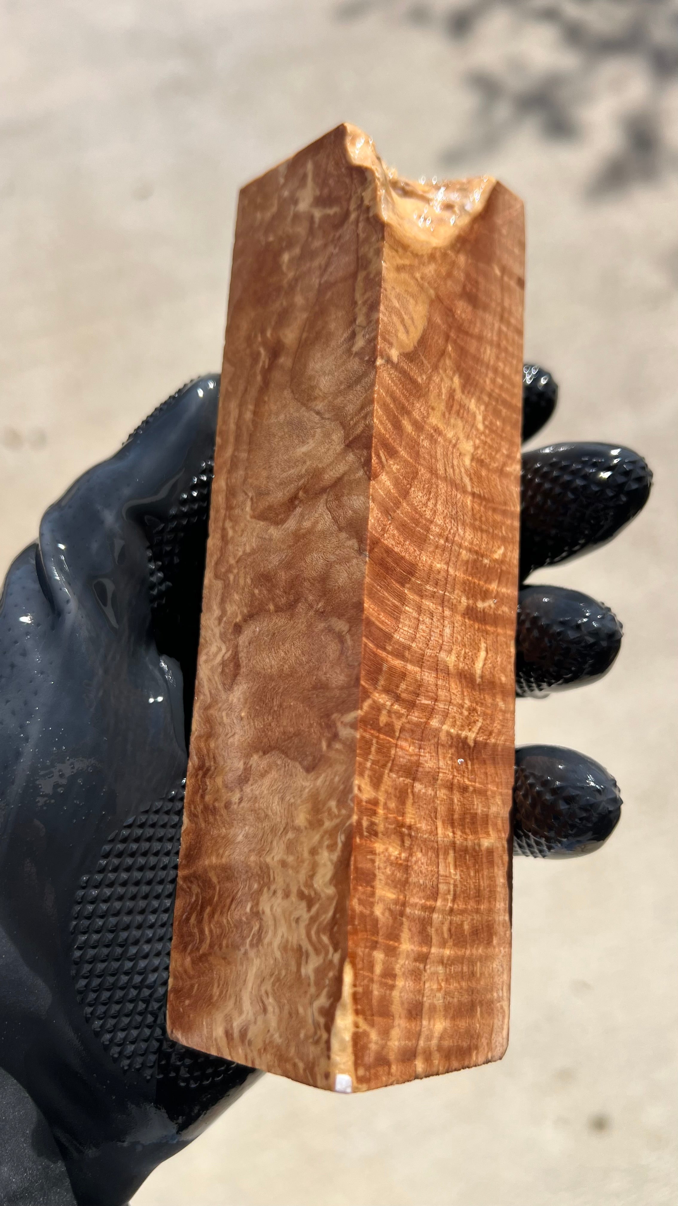 Curly Maple Block MPBB-126 (Stabilized)