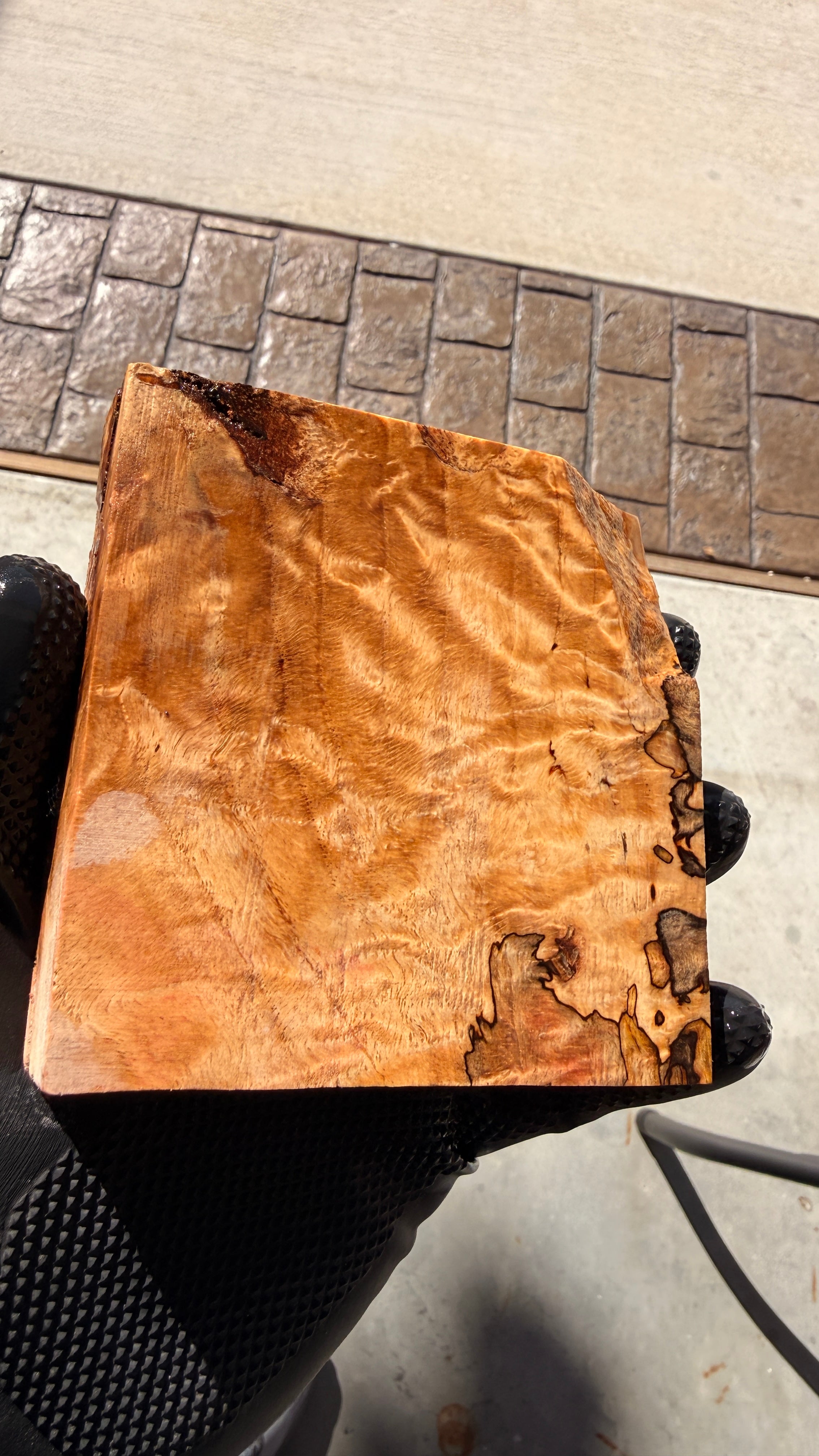 Red Oak Burl Block ROBB-153 (Stabilized)