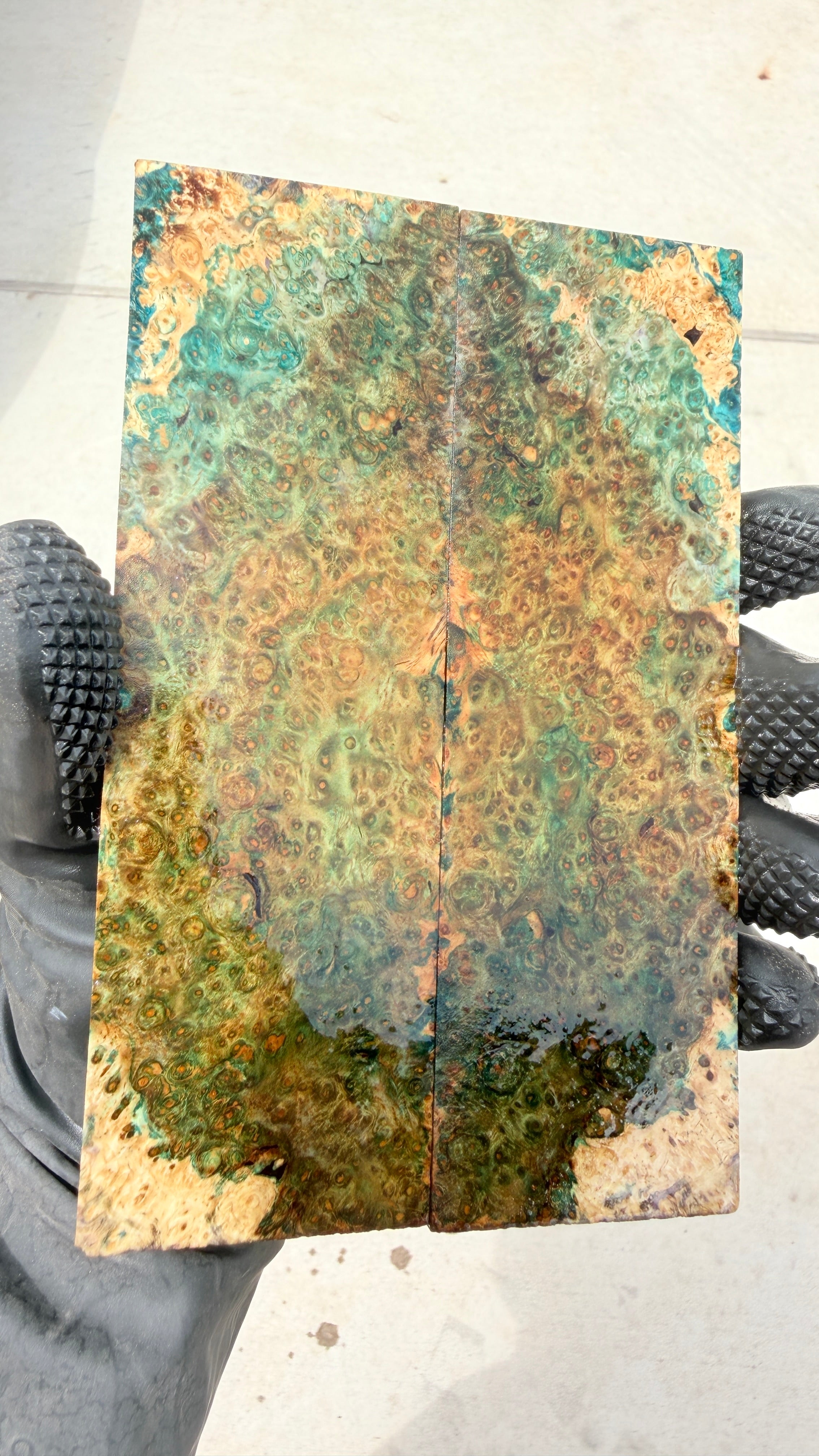 Amboyna Burl Scales AYBS-009 (Stabilized)