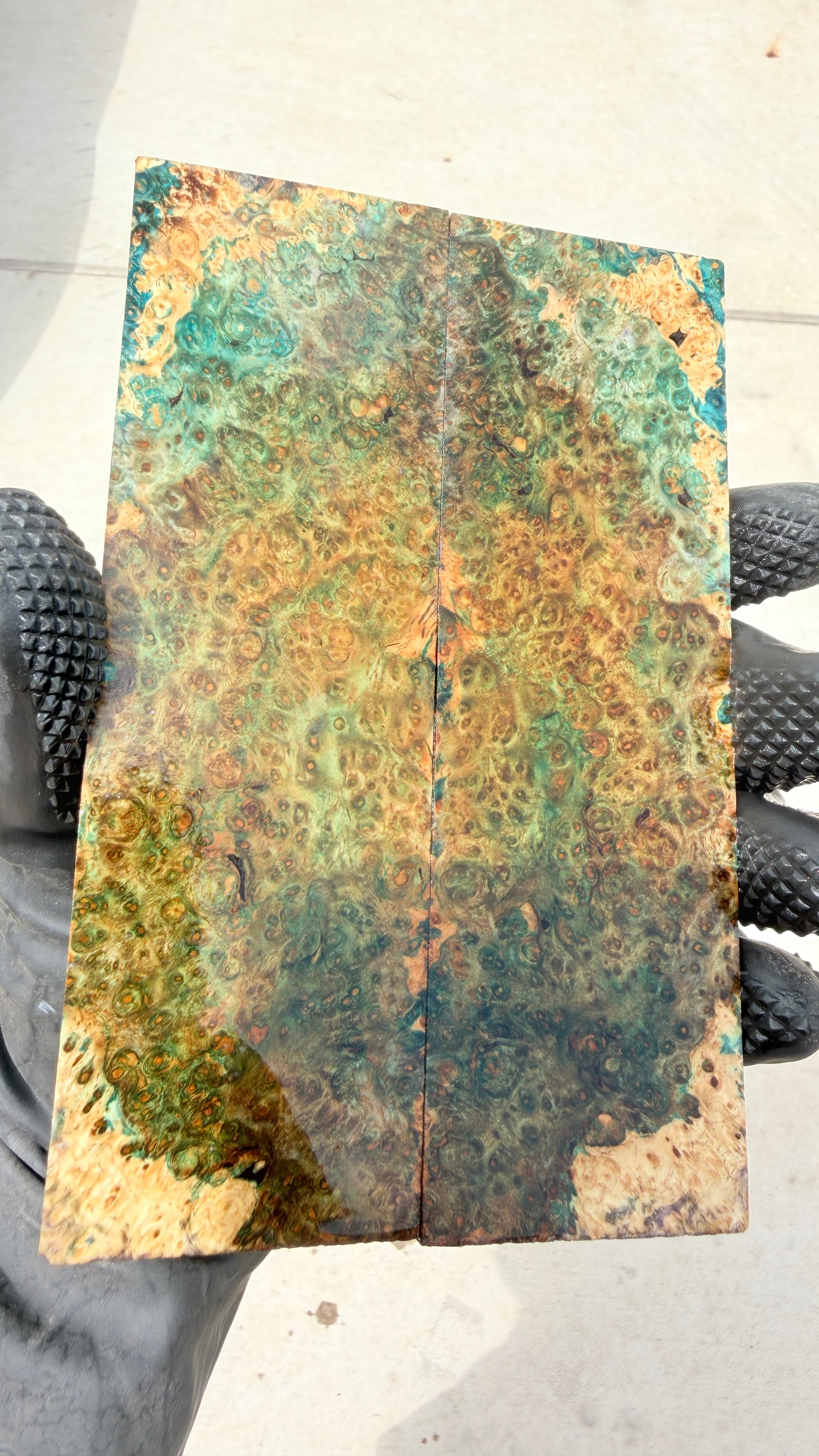 Amboyna Burl Scales AYBS-009 (Stabilized)