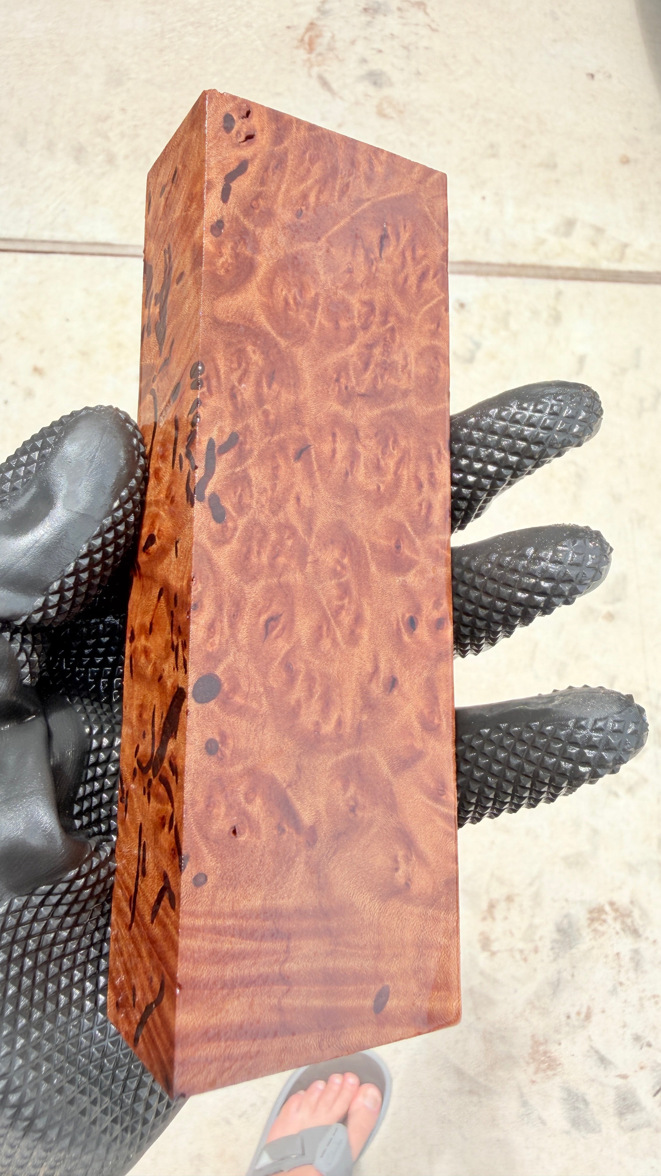 Madrone Burl Block MDBB-007 (Stabilized)