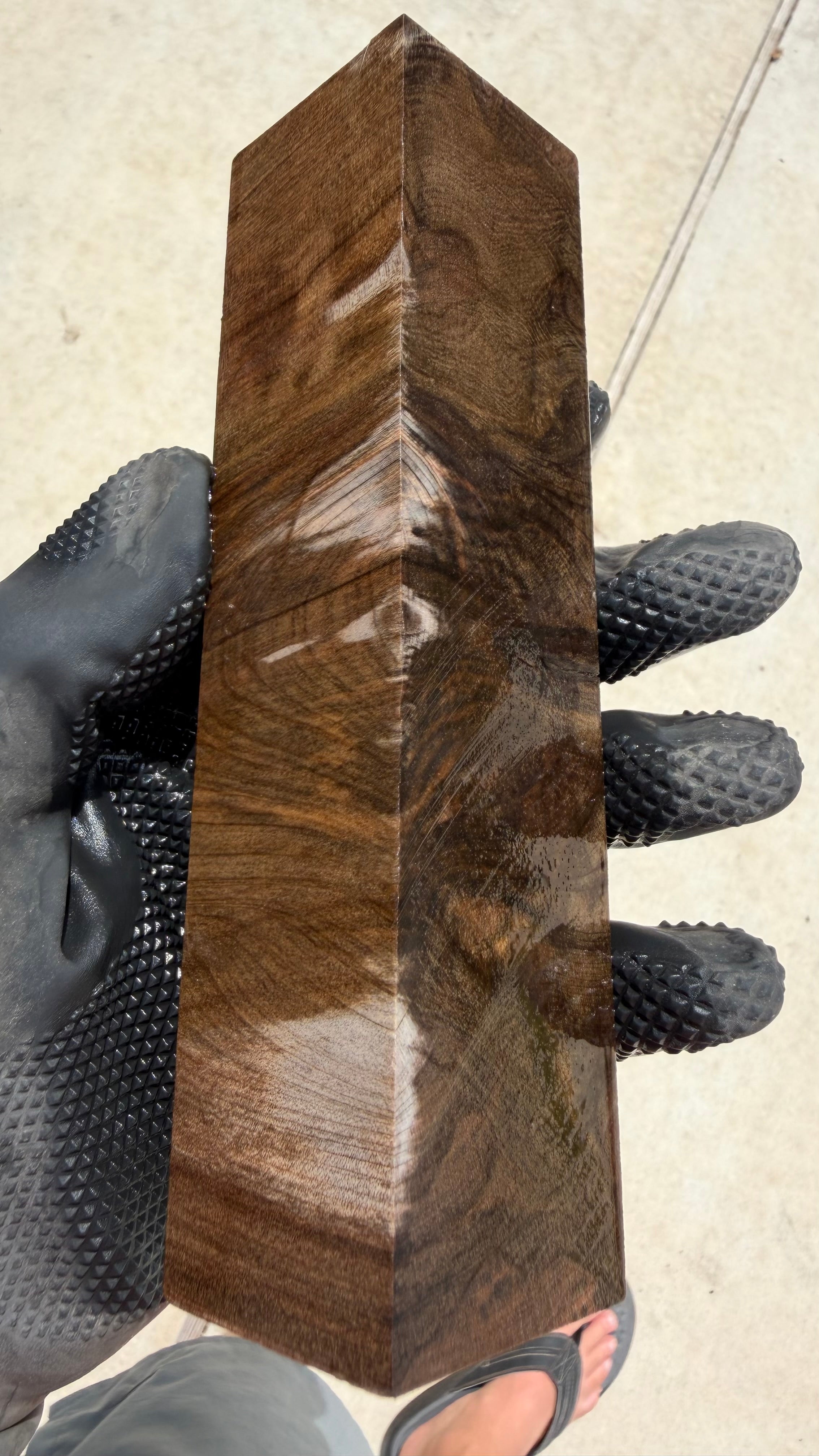 Ancient Sinker Cypress Block ASCB-197 (Stabilized)