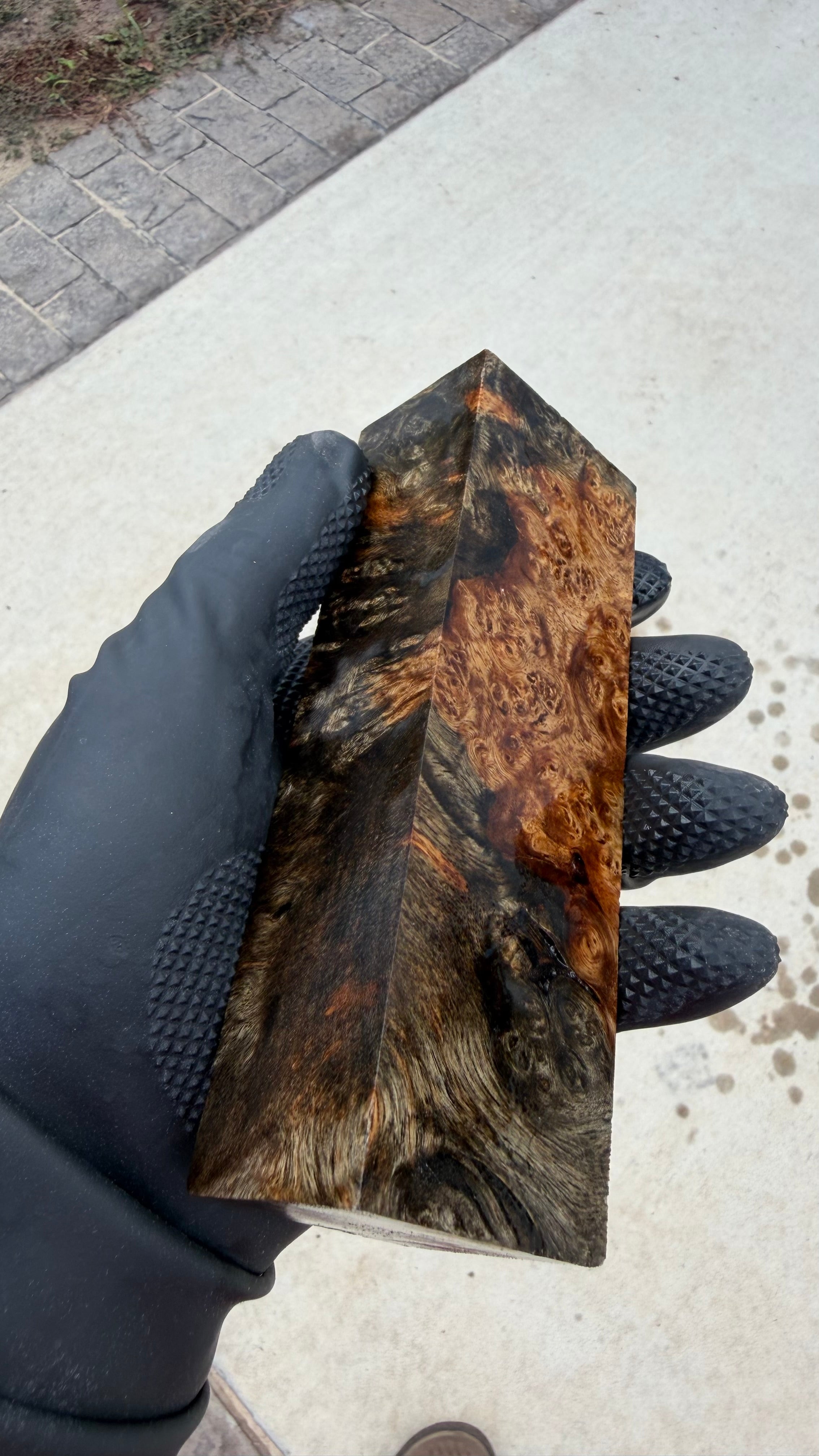 Amboyna Burl Block AYBB-043 (Stabilized)