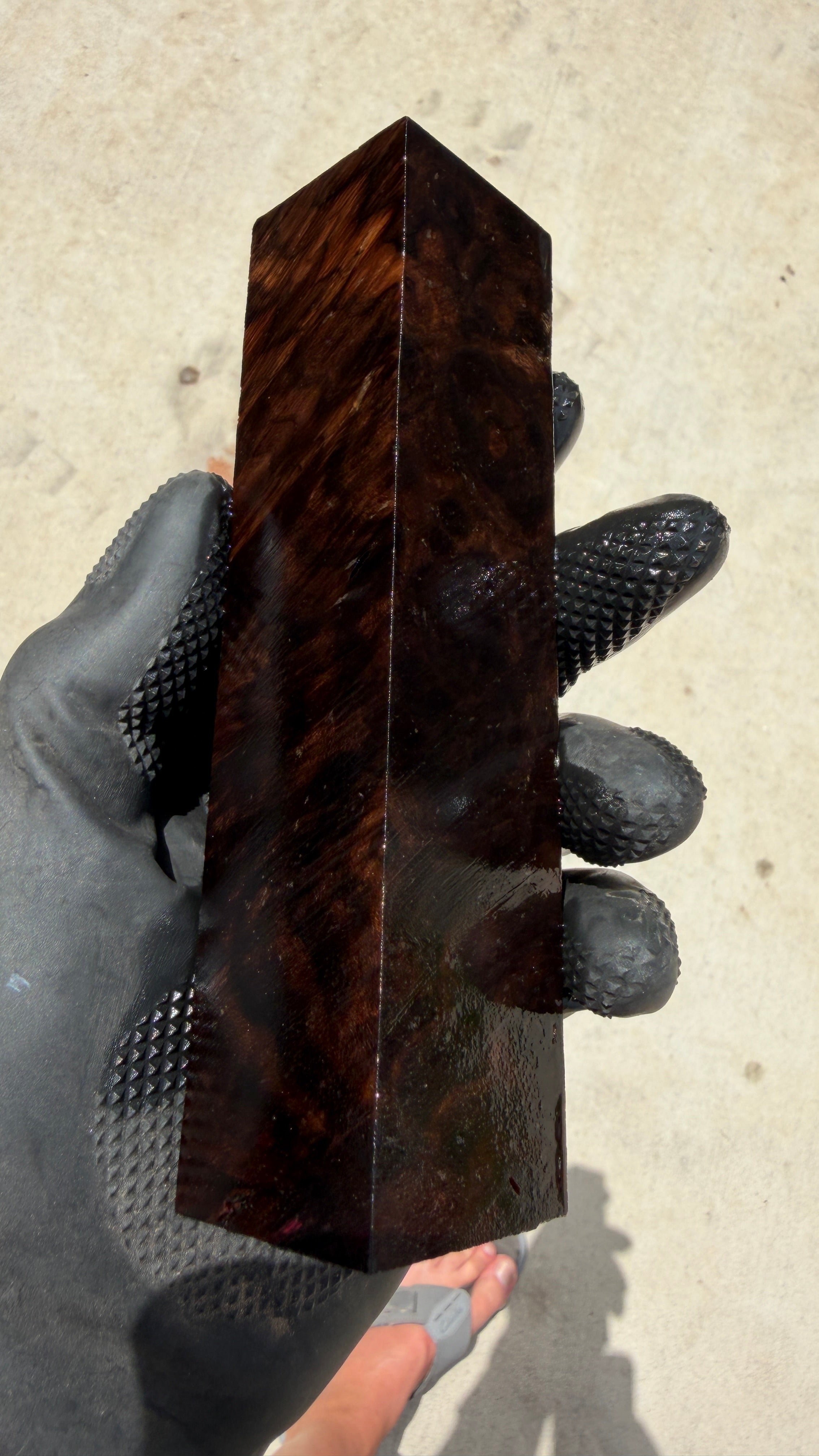 Claro Walnut Burl CWBB-015 (Stabilized)