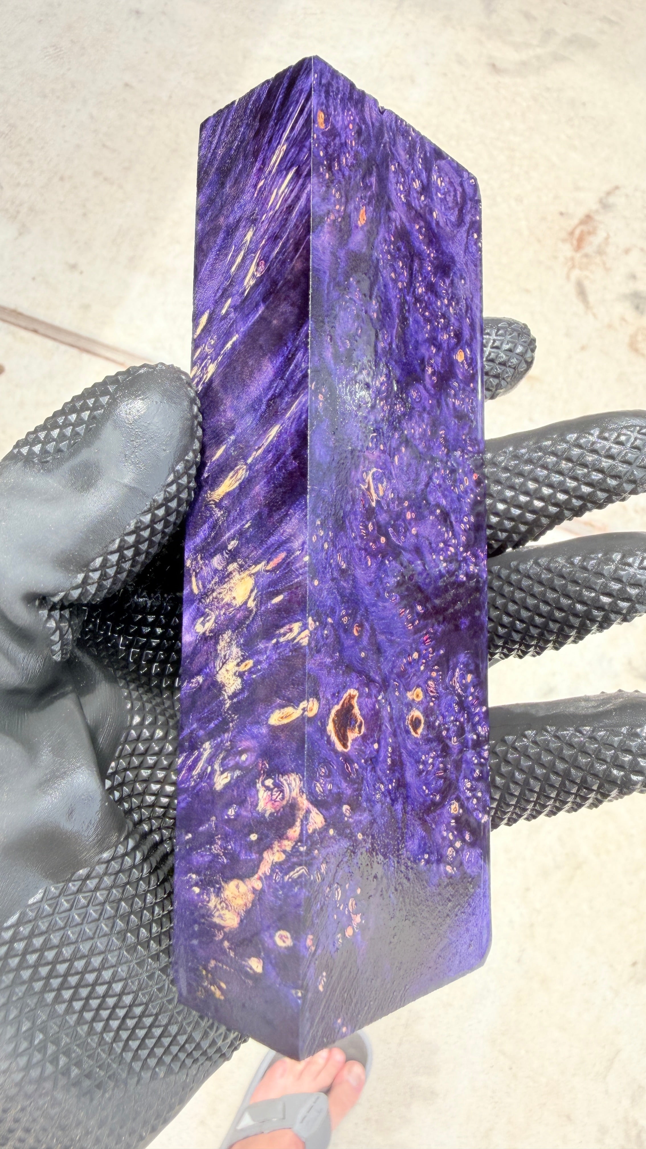 Box Elder Burl Block BEBB-195 (Stabilized)