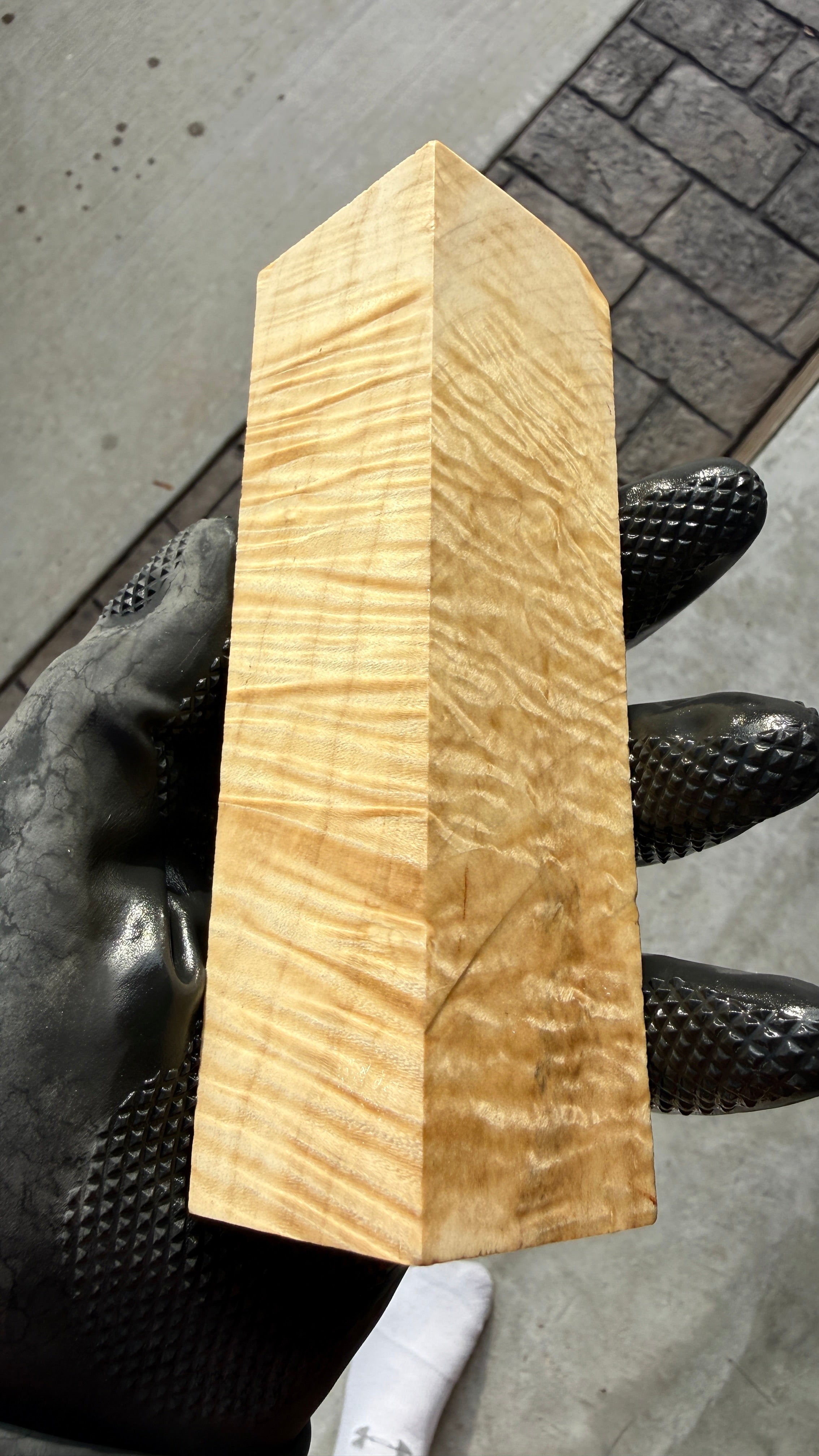 Curly Box Elder Block CBEB-243 (Stabilized)