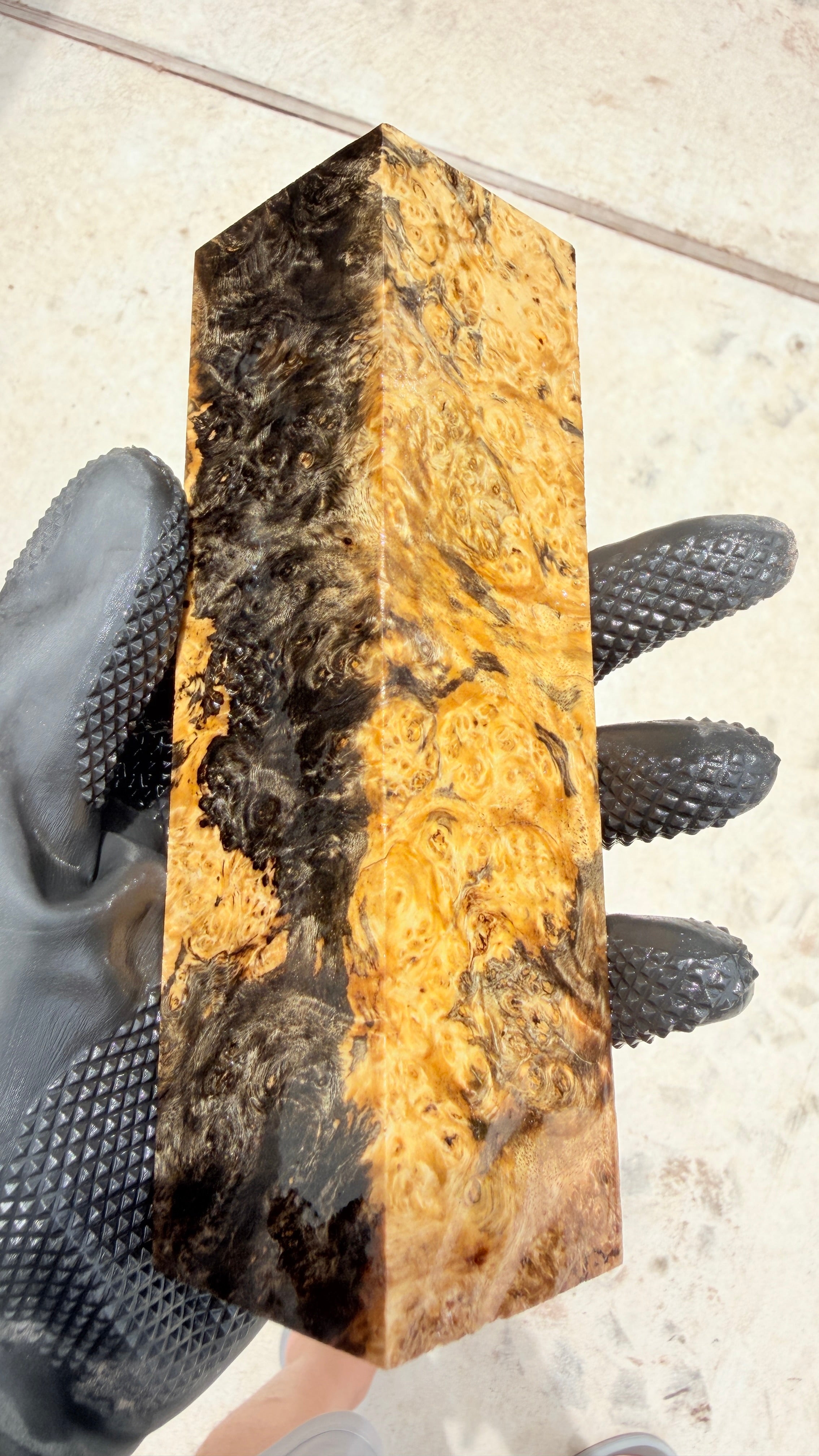 Amboyna Burl Block AYBB-026 (Stabilized)