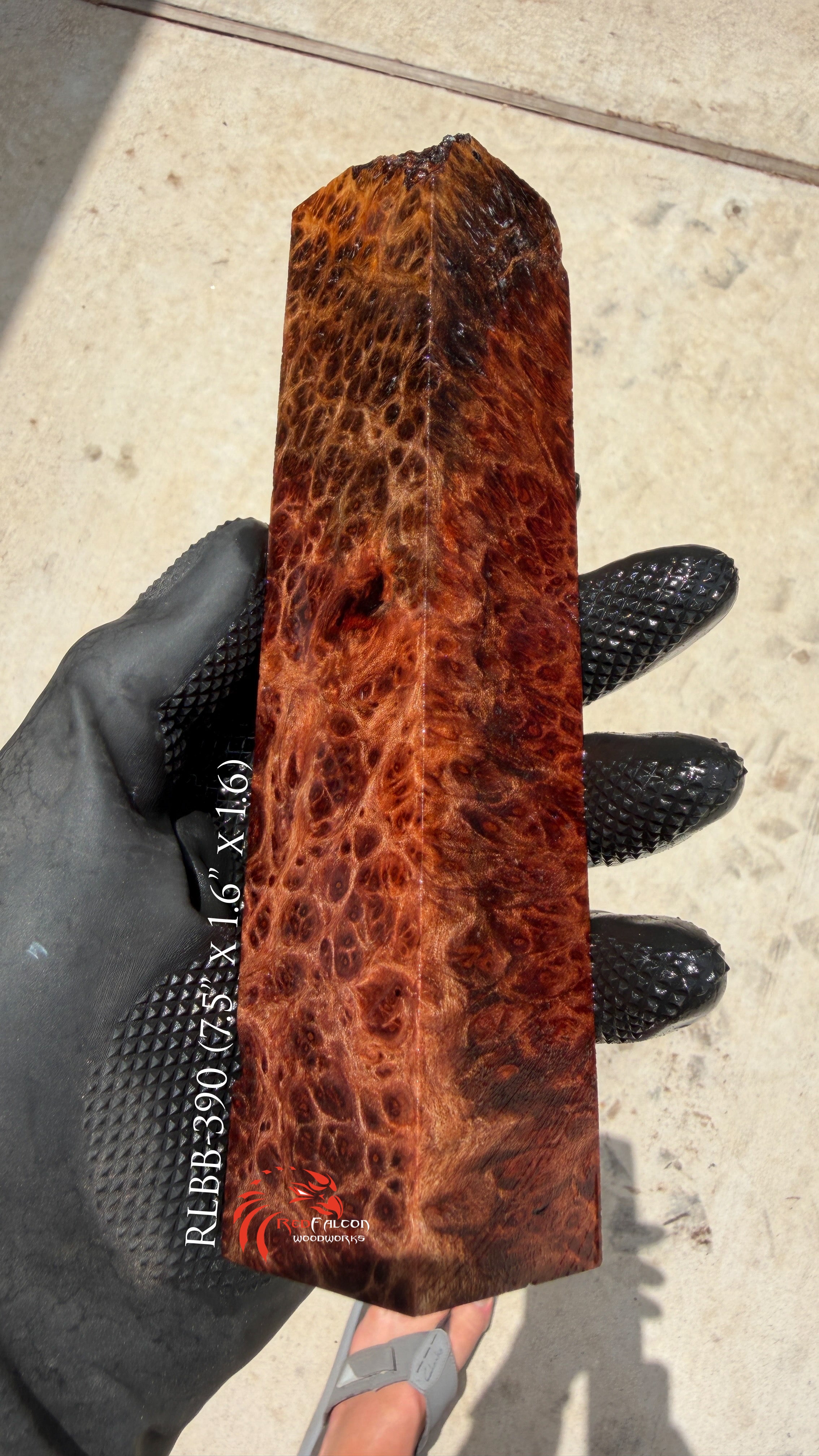 Redwood Burl Block RLBB-390 (Stabilized)