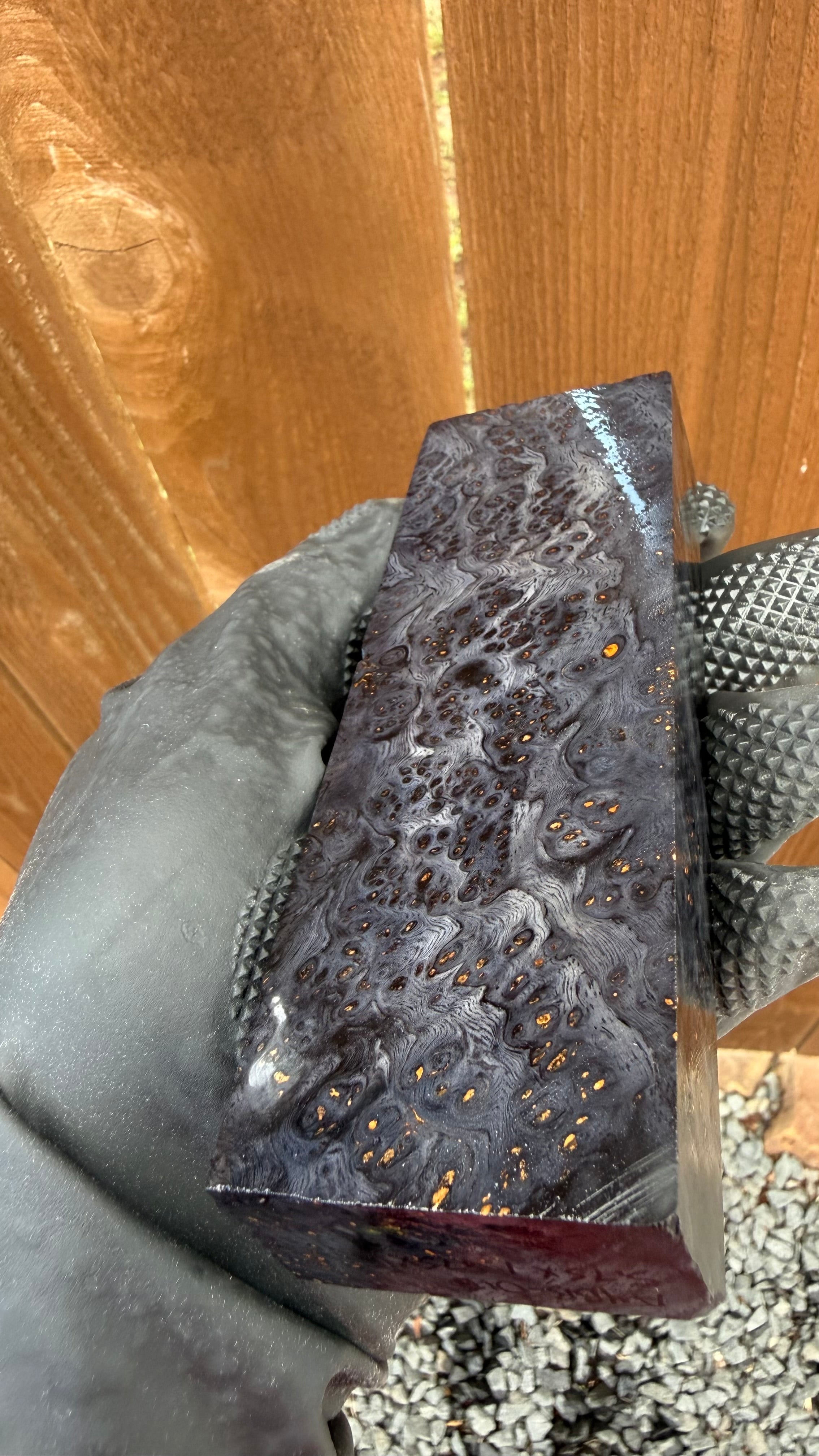 Amboyna Burl Block AYBB-016 (Stabilized)