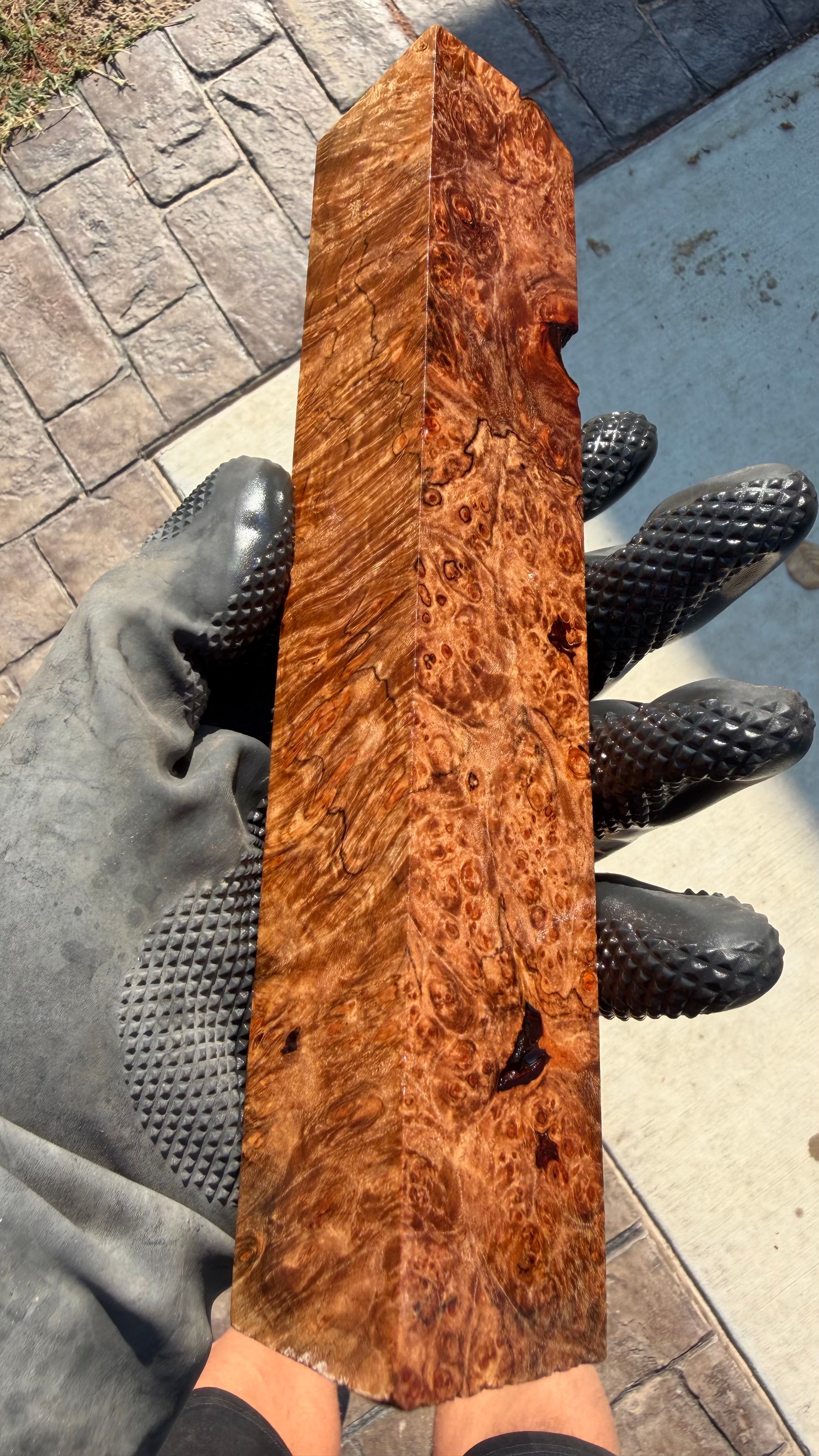 Maple Burl Block MPBB-155 (Stabilized)