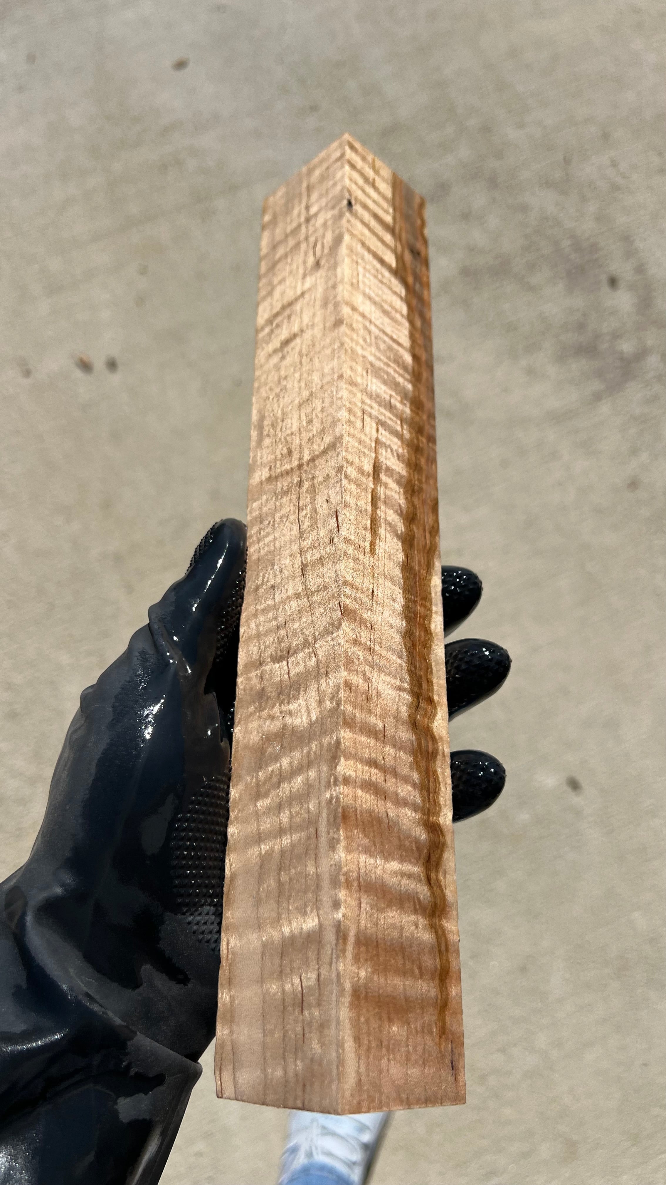 Curly Maple Block MPBB-123 (Stabilized)