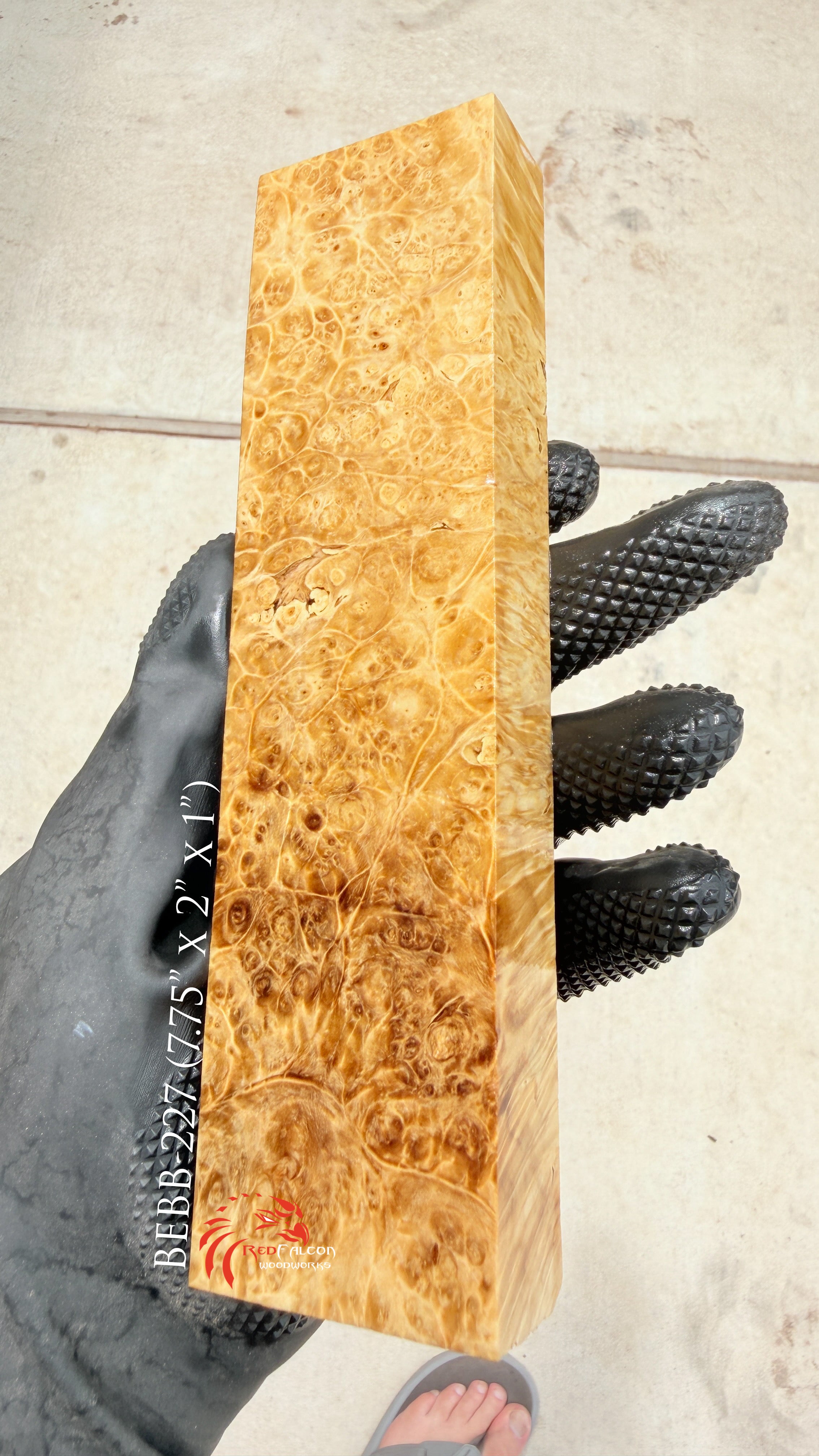 Box Elder Burl Block BEBB-227 (Stabilized)