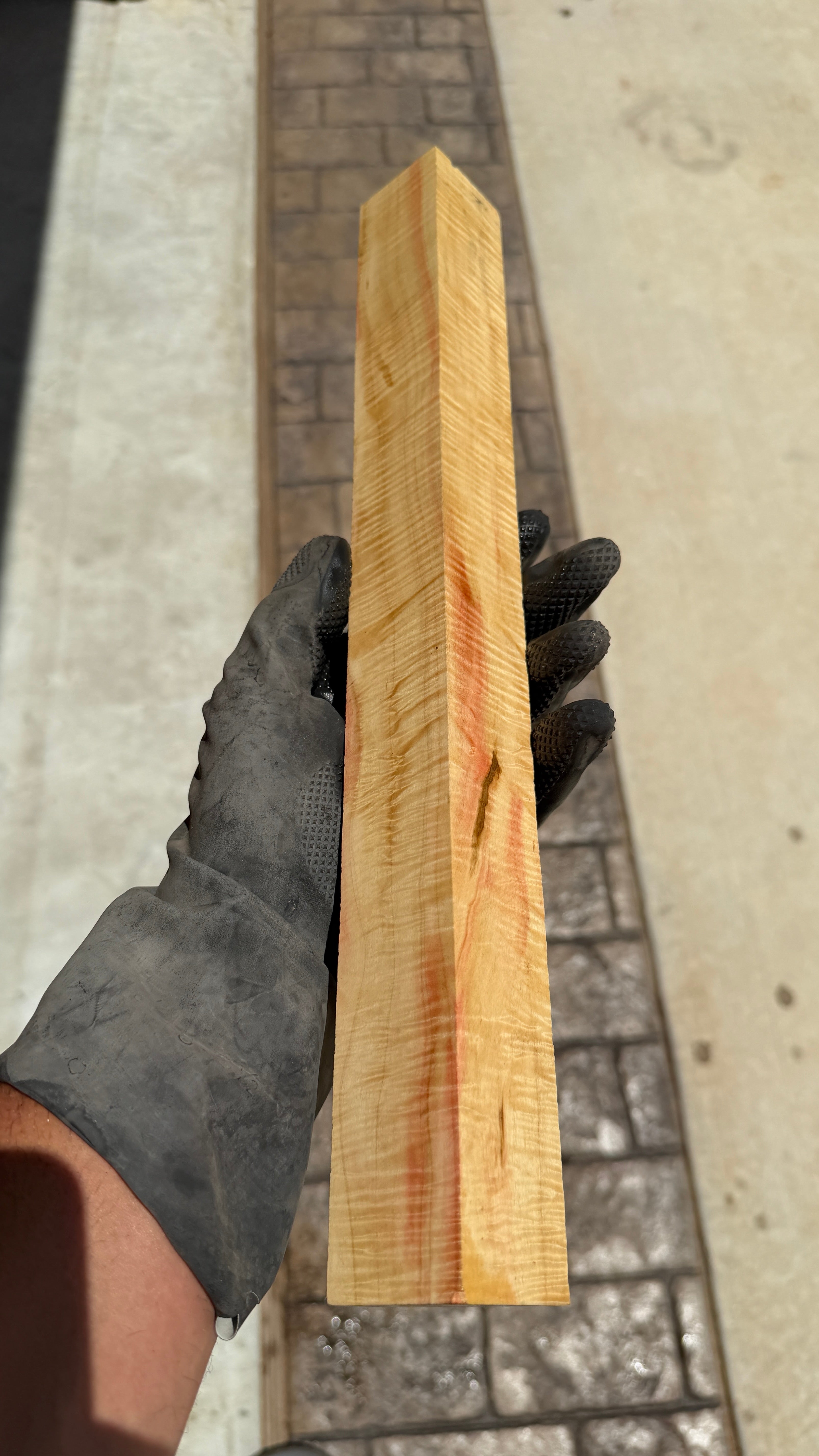 Curly Box Elder Block CBEB-000 (Stabilized)