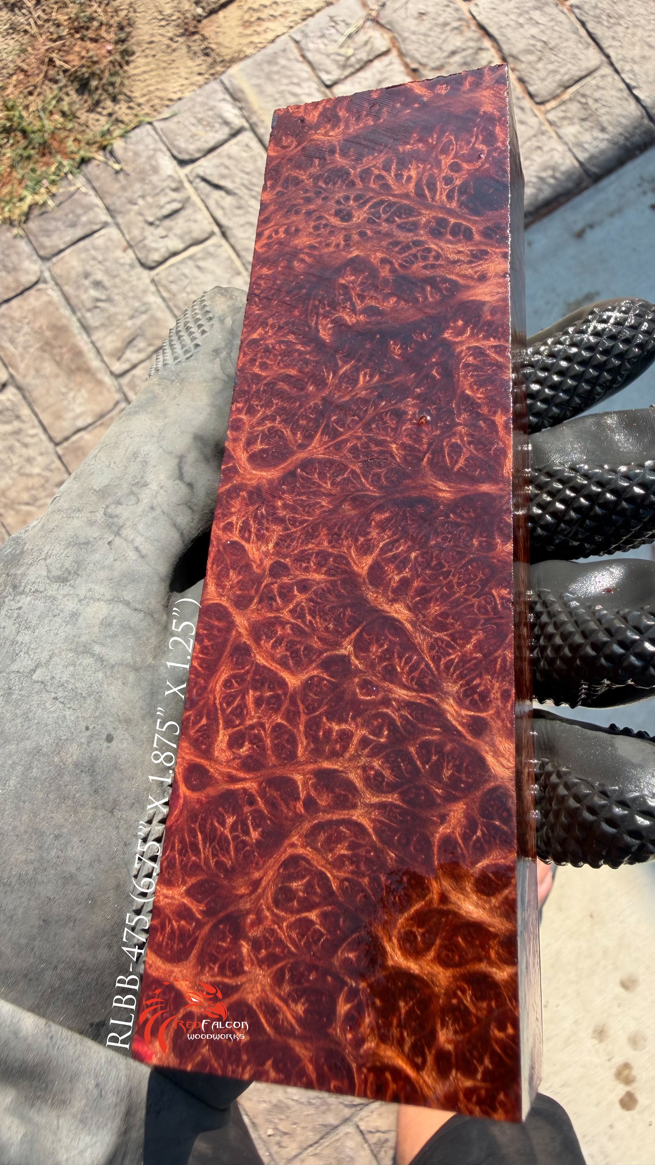 Redwood Burl Block RLBB-475 (Stabilized)