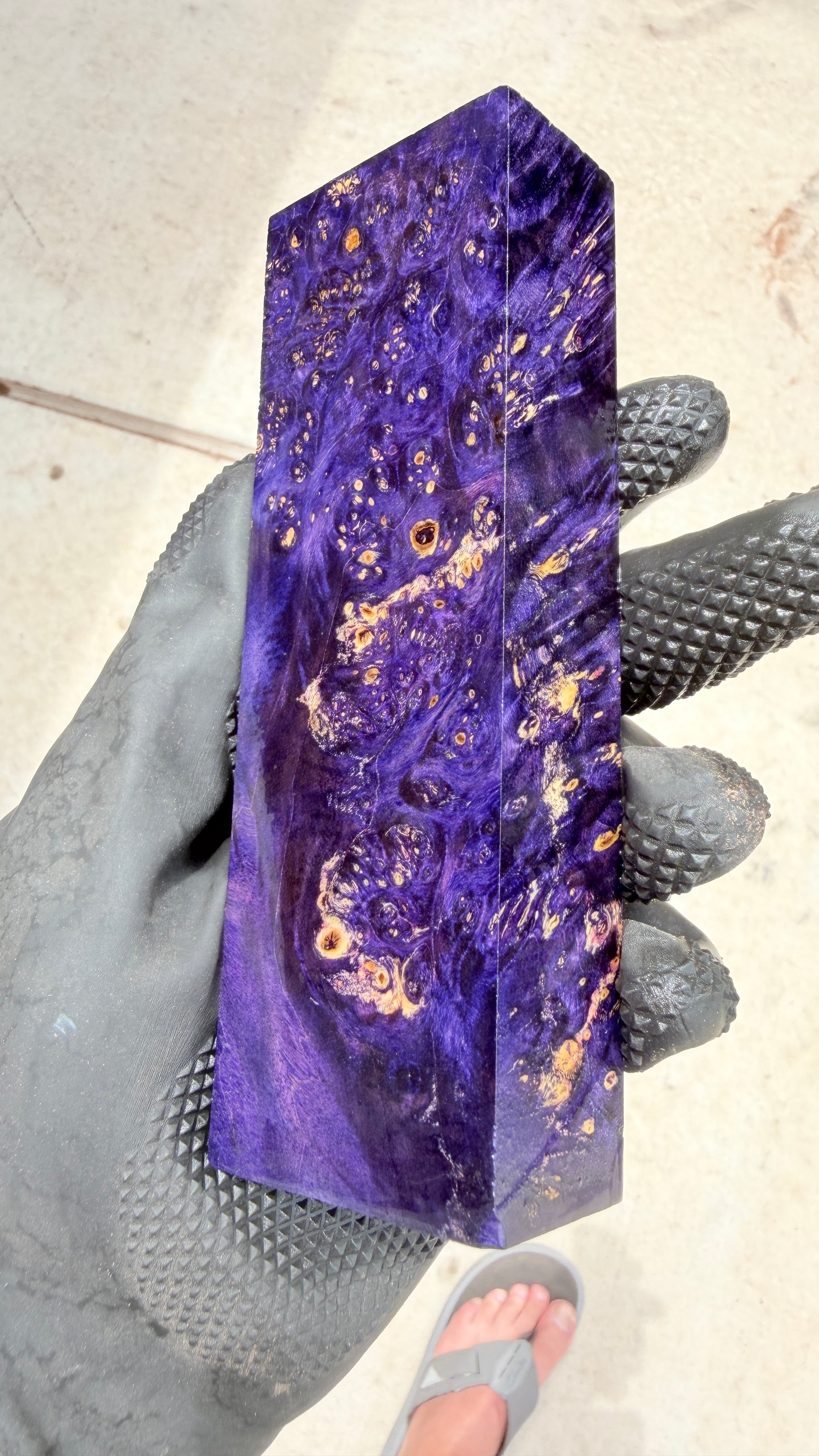 Box Elder Burl Block BEBB-195 (Stabilized)