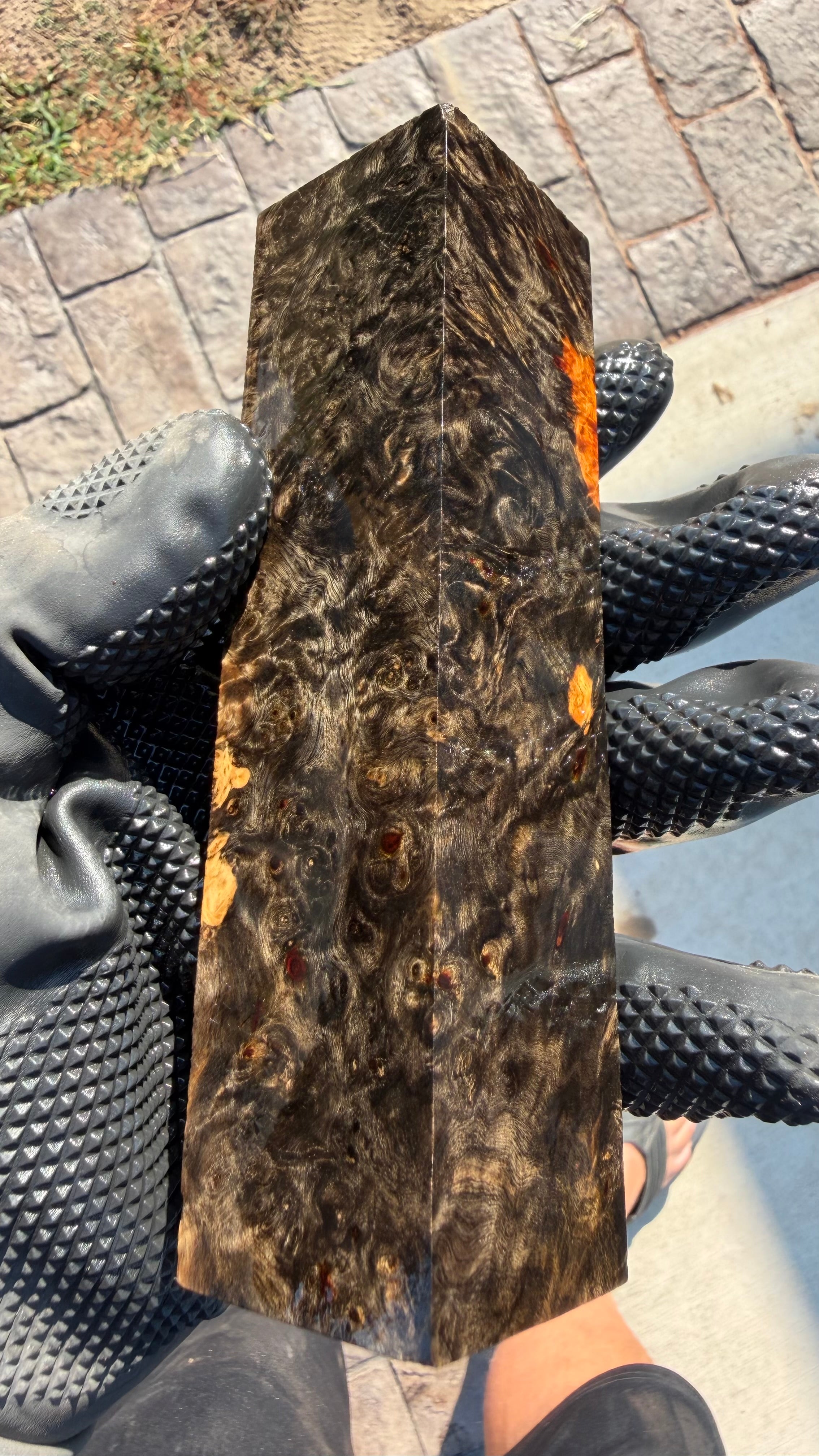 Amboyna Burl Block AYBB-070 (Stabilized)