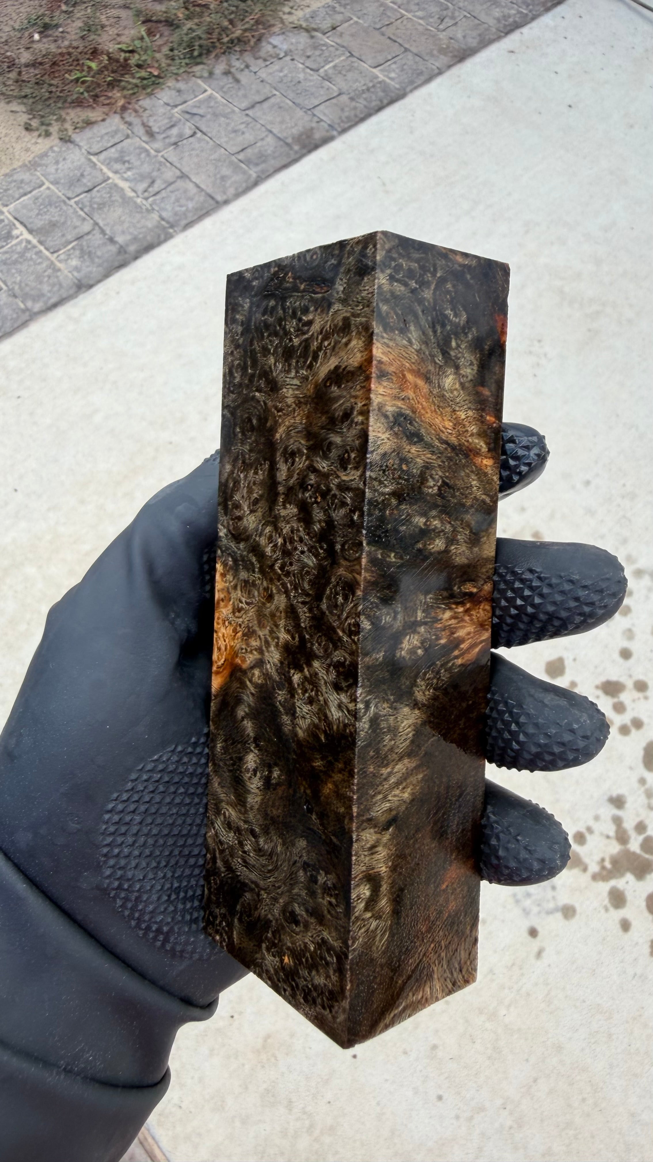Amboyna Burl Block AYBB-043 (Stabilized)