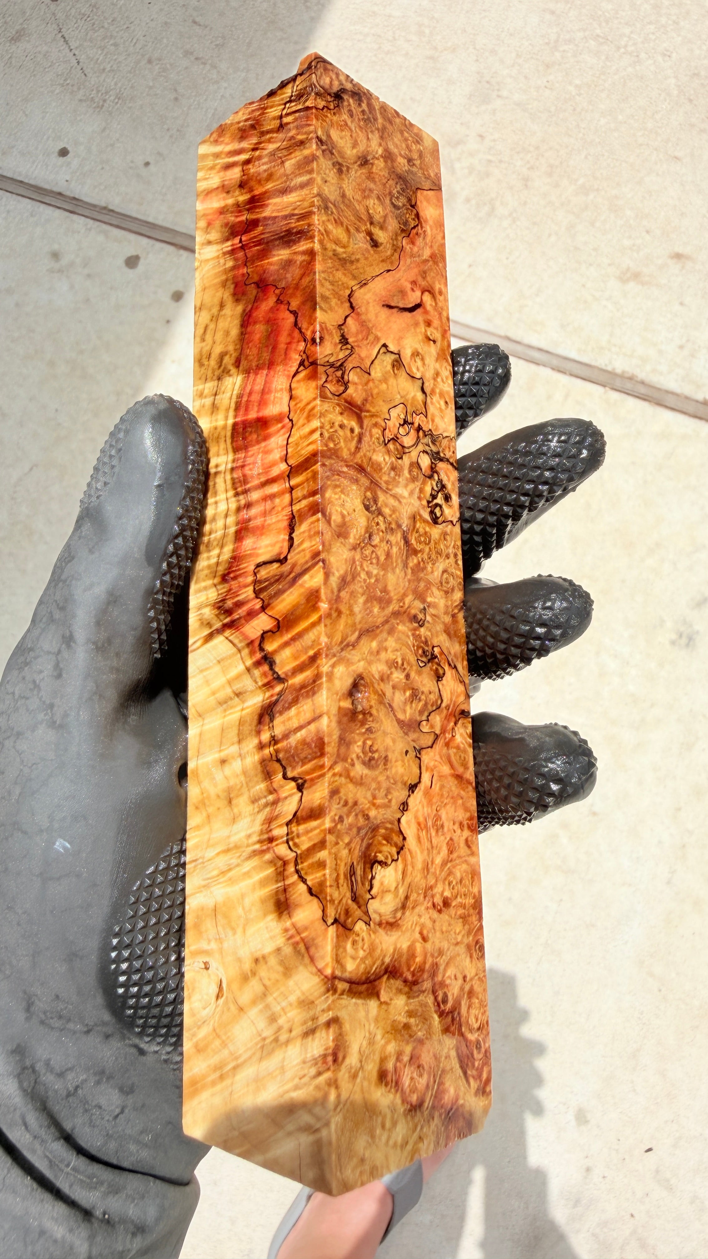 Box Elder Burl Block BEBB-193 (Stabilized)