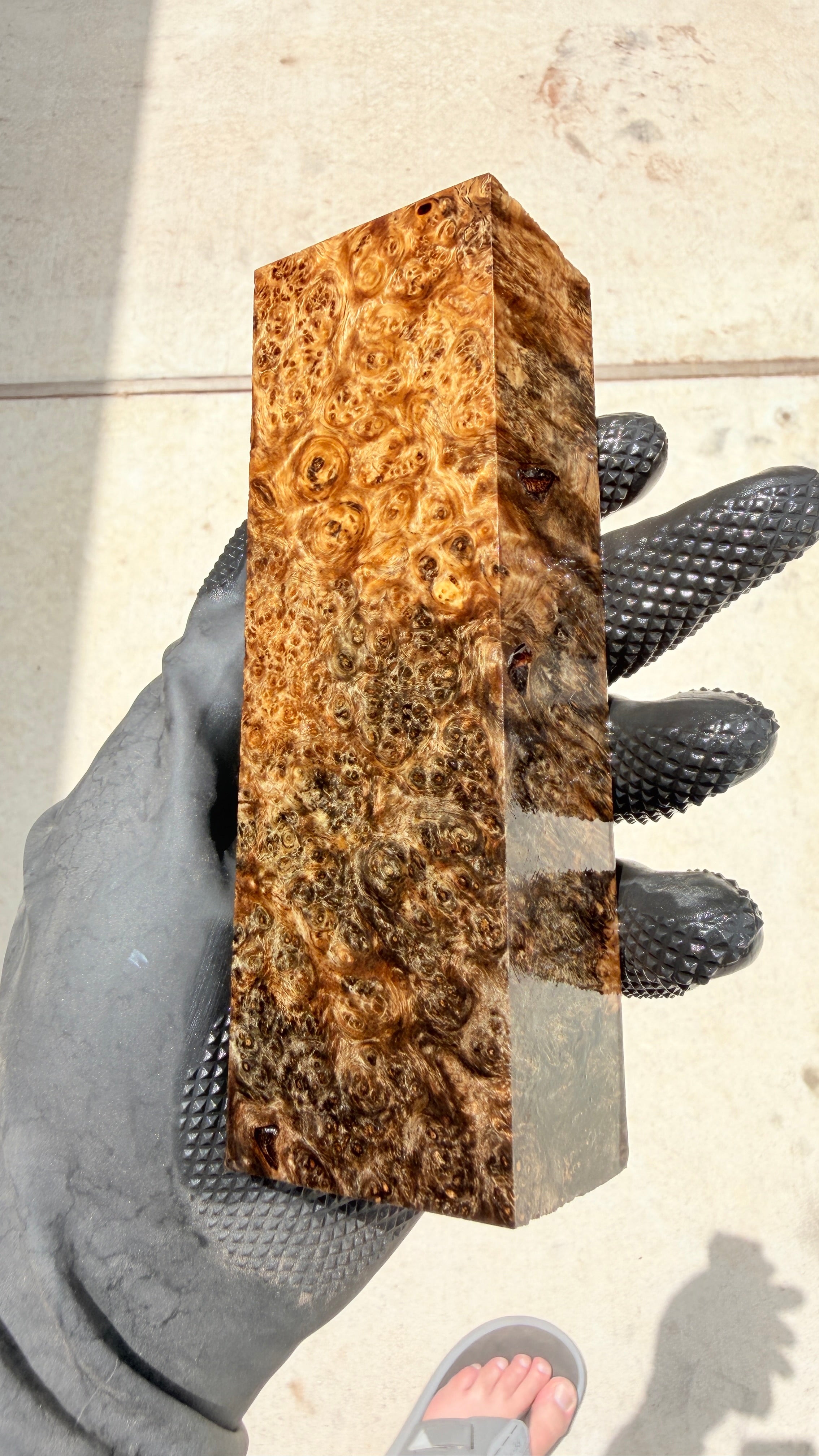 Amboyna Burl Block AYBB-050 (Stabilized)
