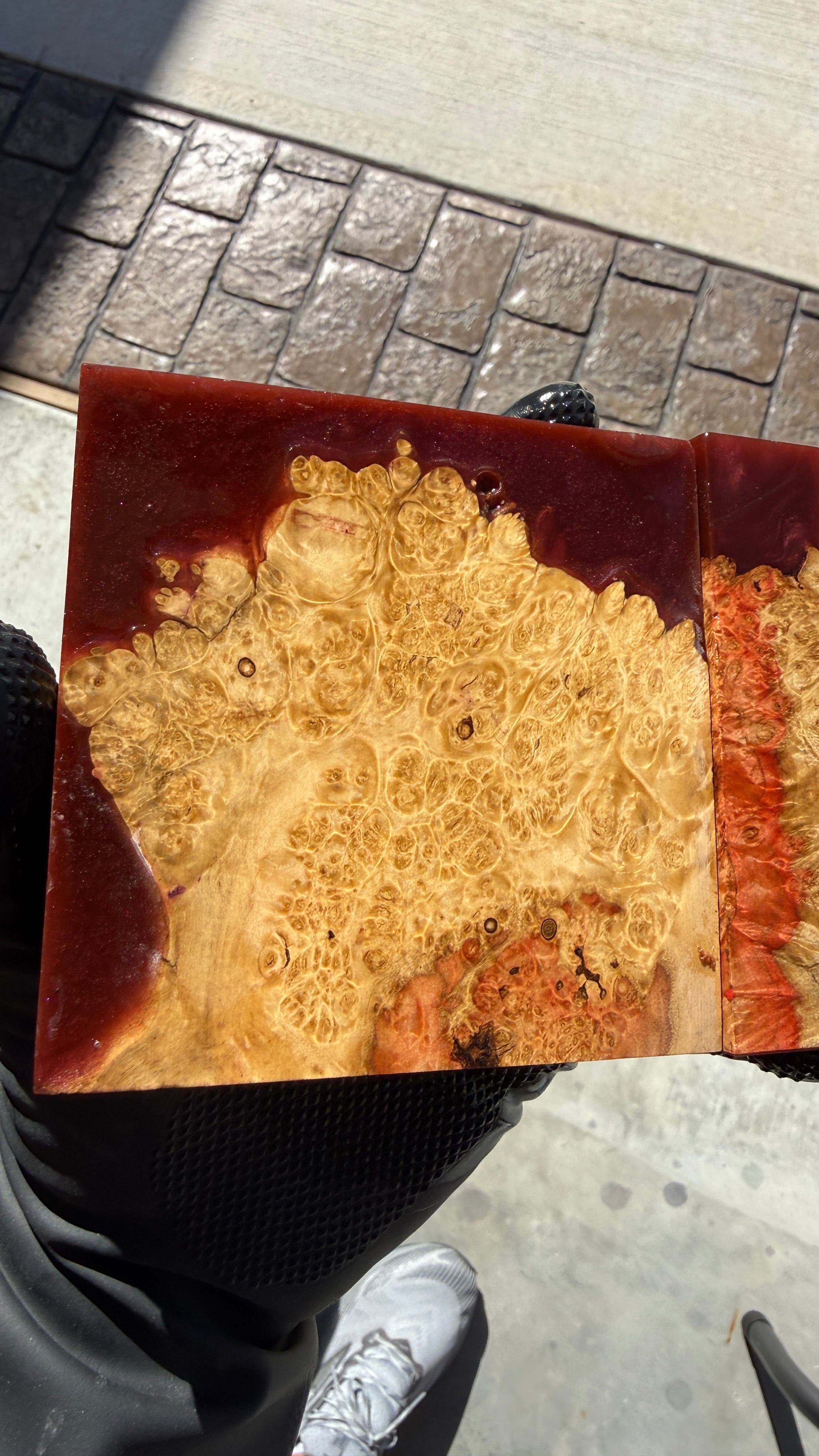 Box Elder Burl Block BEBB-223 (Stabilized)