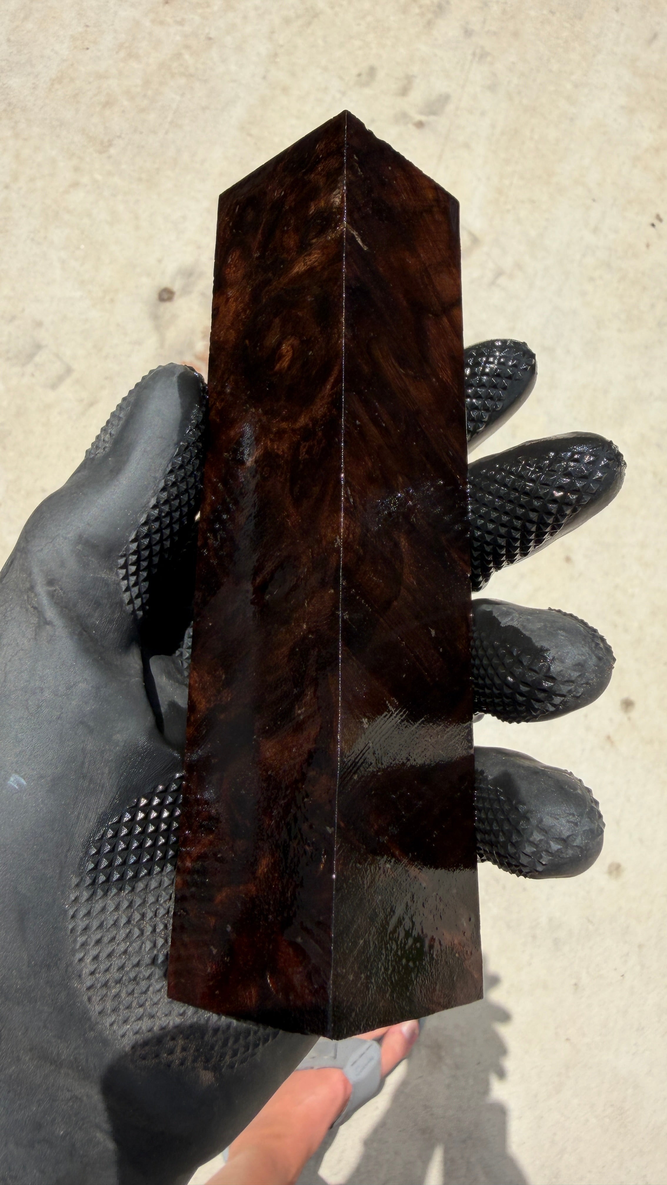 Claro Walnut Burl CWBB-015 (Stabilized)