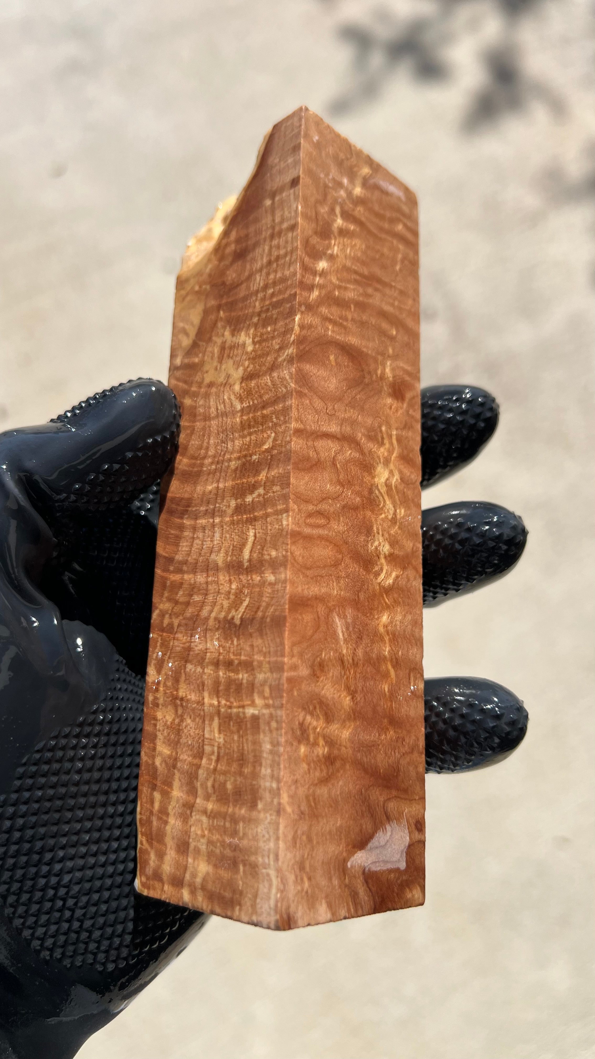 Curly Maple Block MPBB-126 (Stabilized)