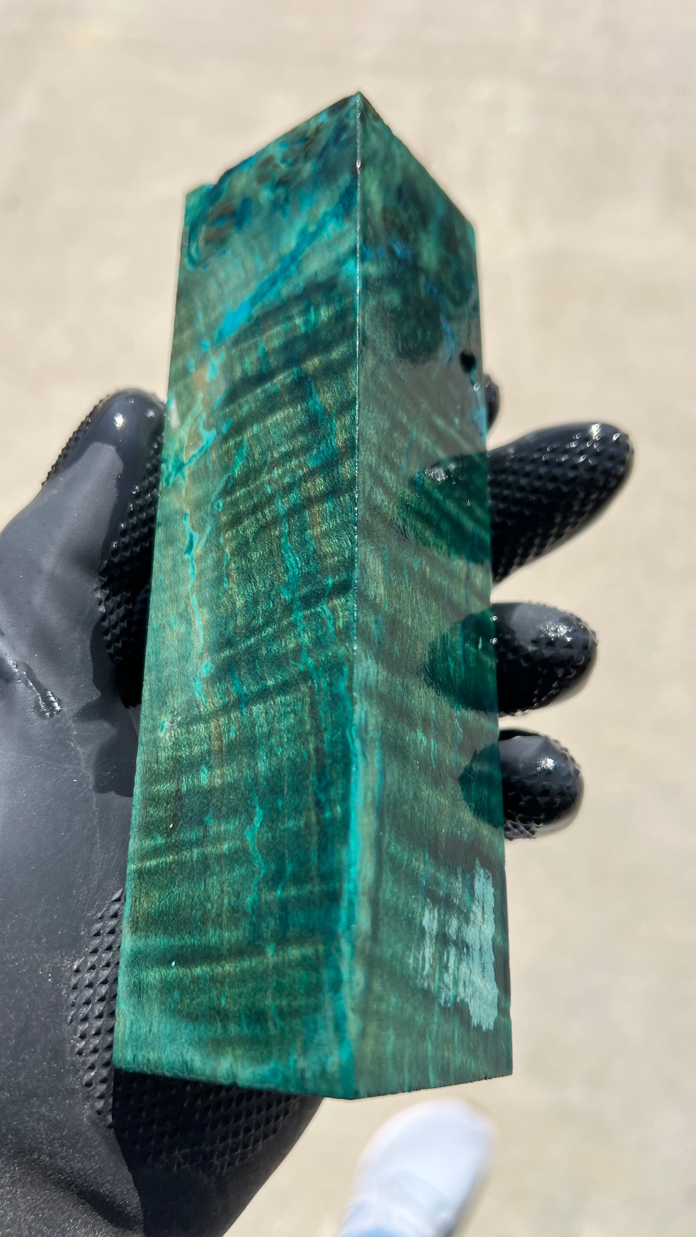 Curly Maple Block MPBB-115 (Stabilized)