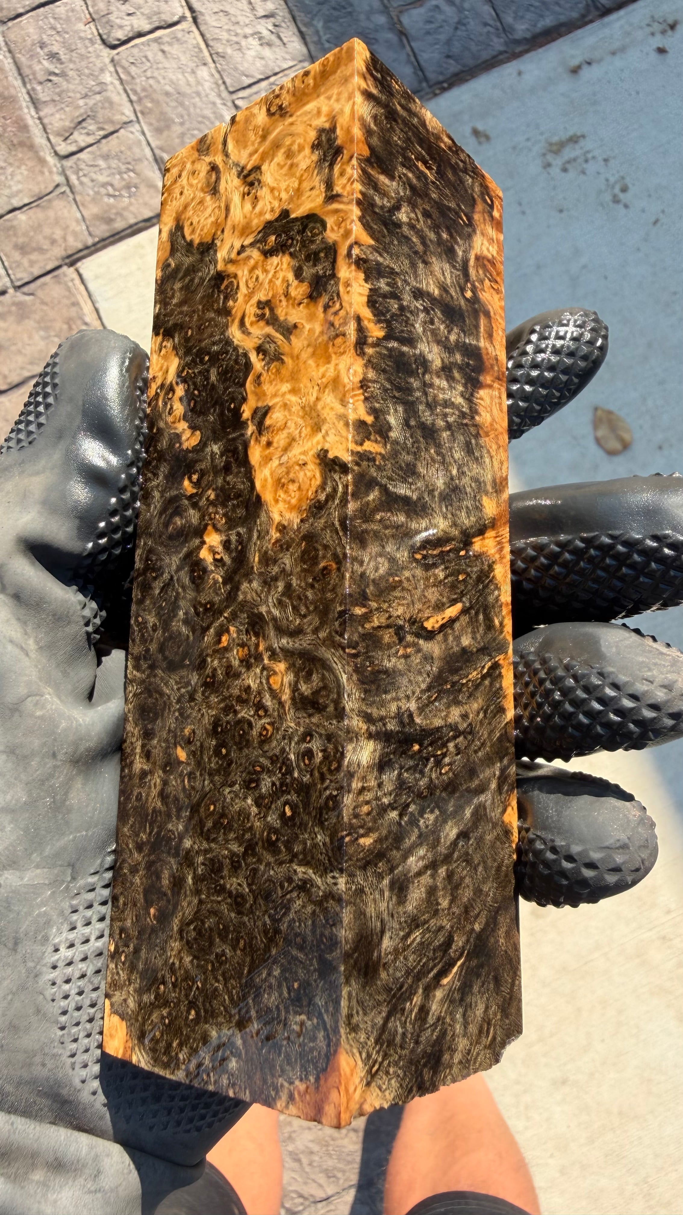 Amboyna Burl Block AYBB-022 (Stabilized)