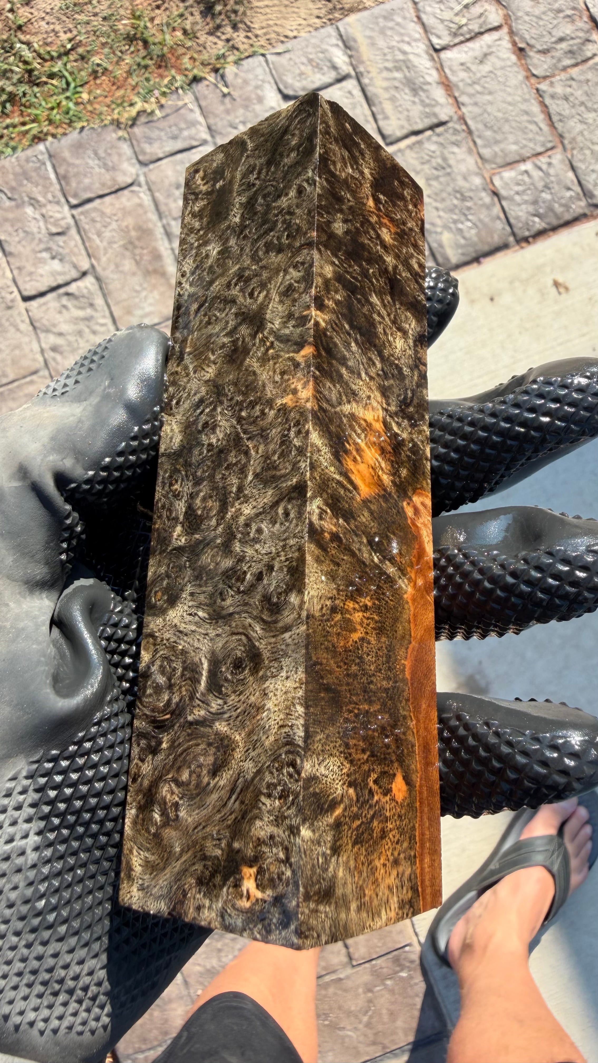 Amboyna Burl Block AYBB-079 (Stabilized)
