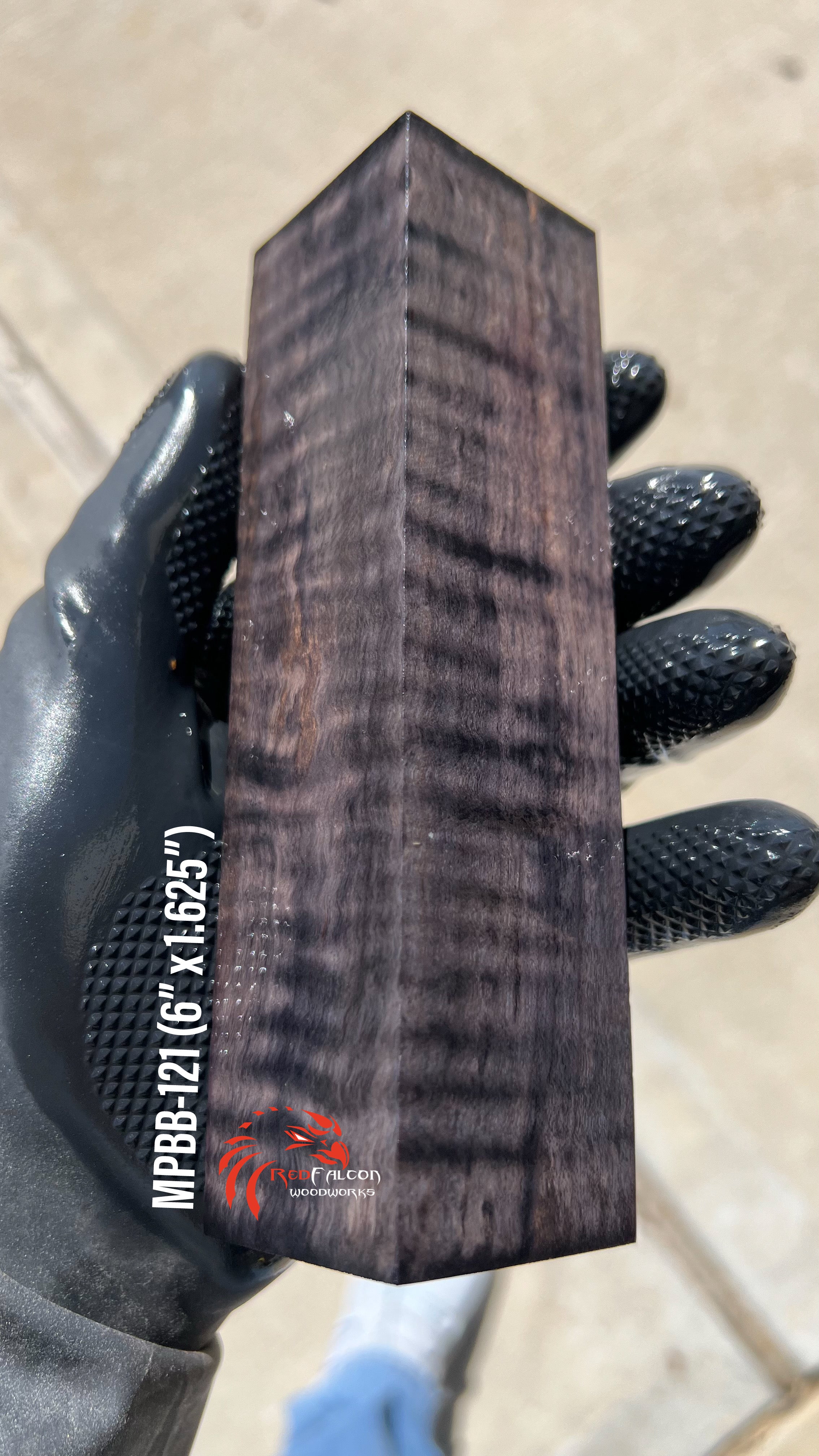 Curly Maple Block MPBB-121 (Stabilized)