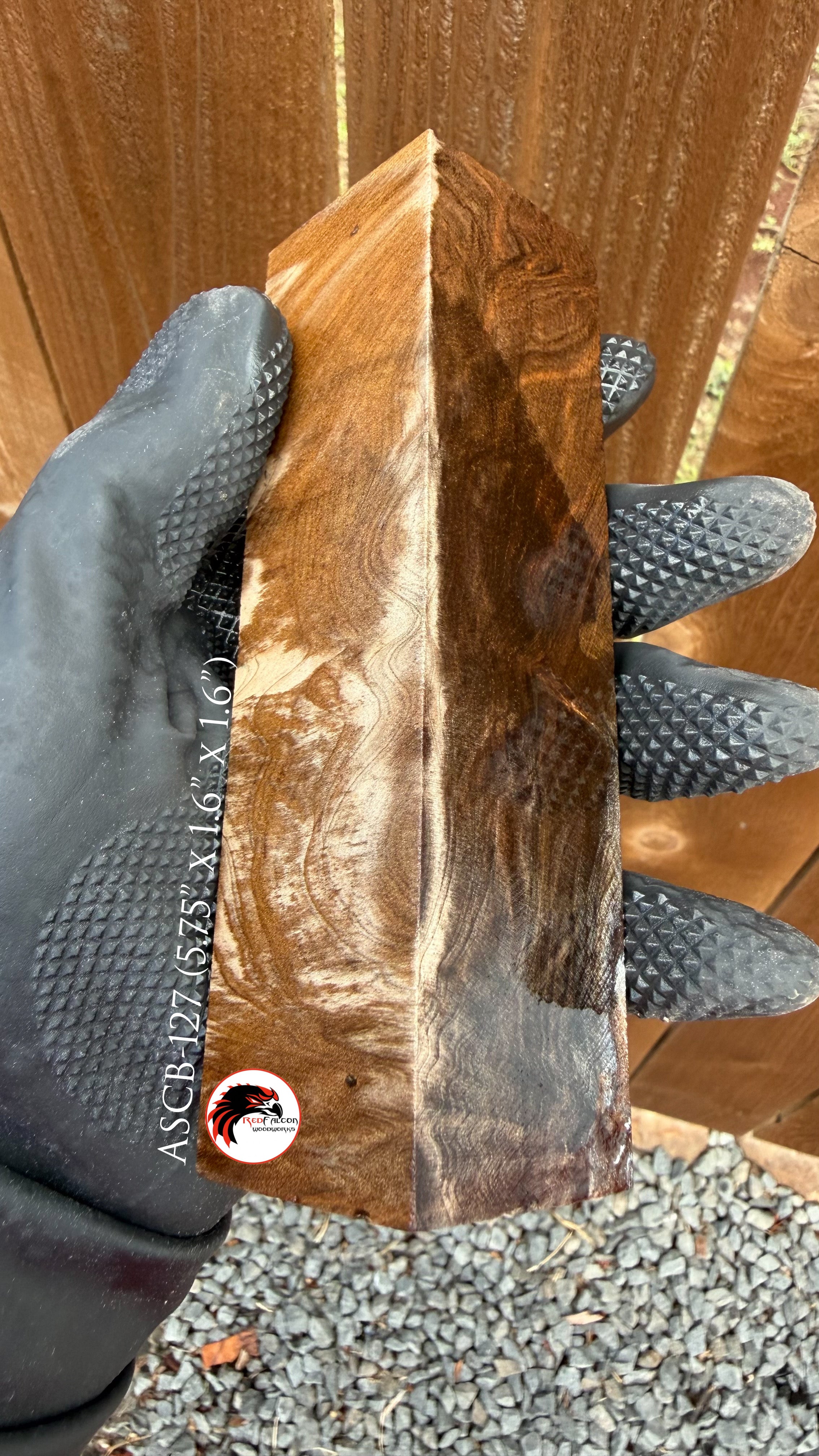 Ancient Sinker Cypress Block ASCB-127 (Stabilized)