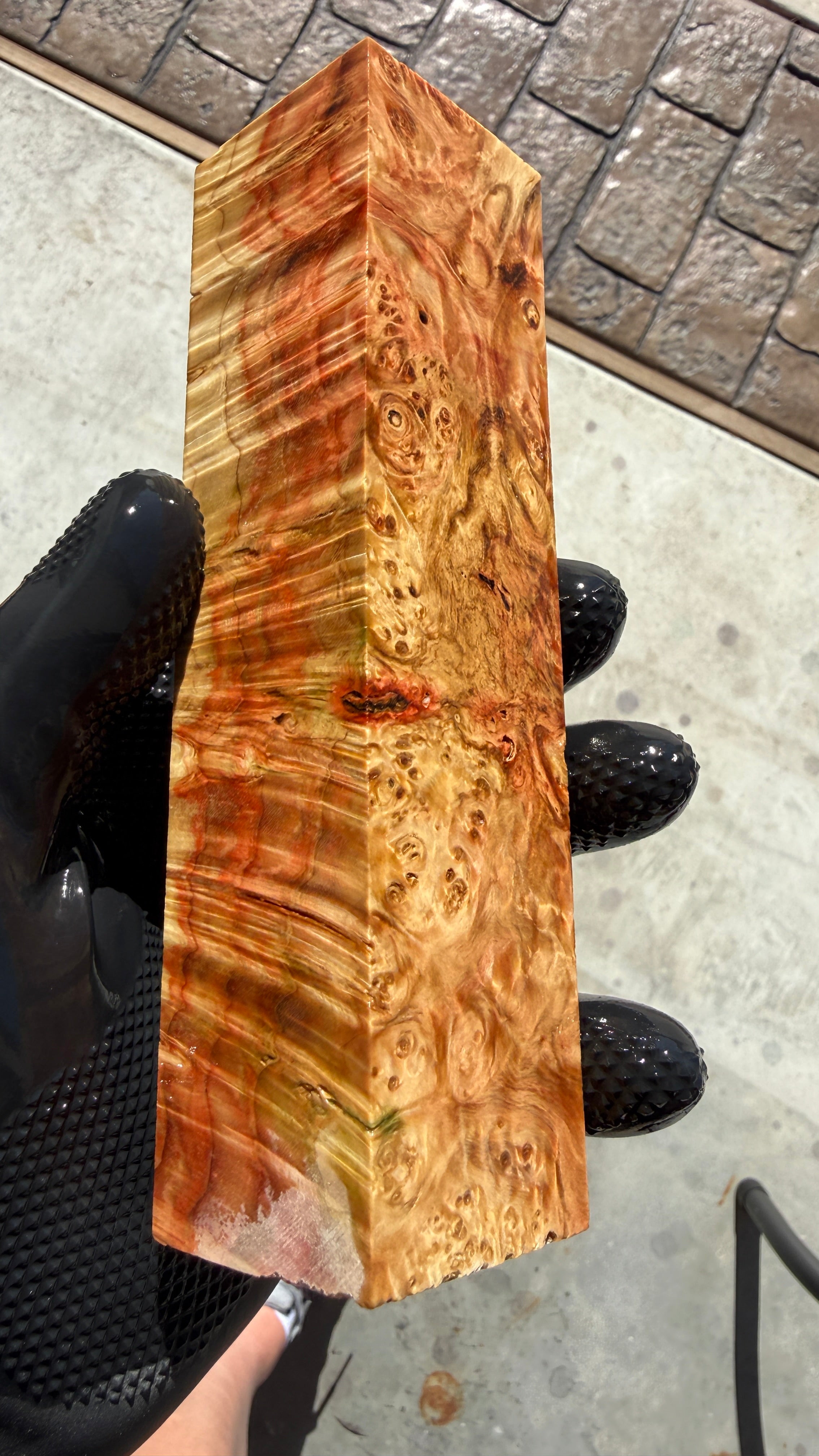 Box Elder Burl Block BEBB-160 (Stabilized)