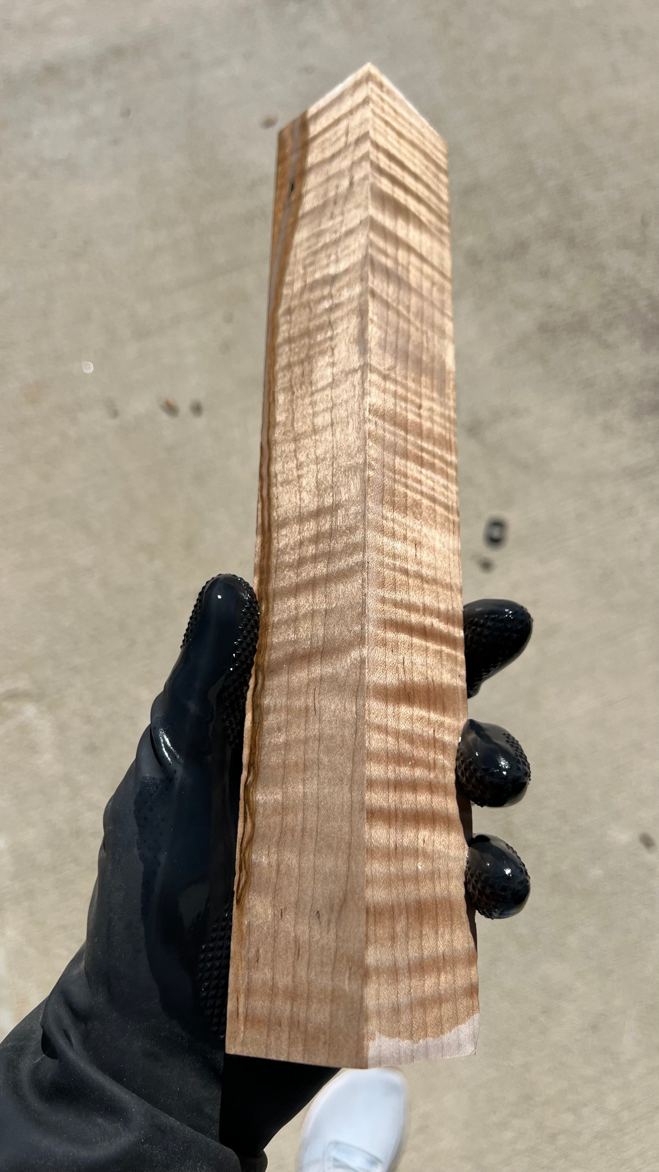 Curly Maple Block MPBB-123 (Stabilized)