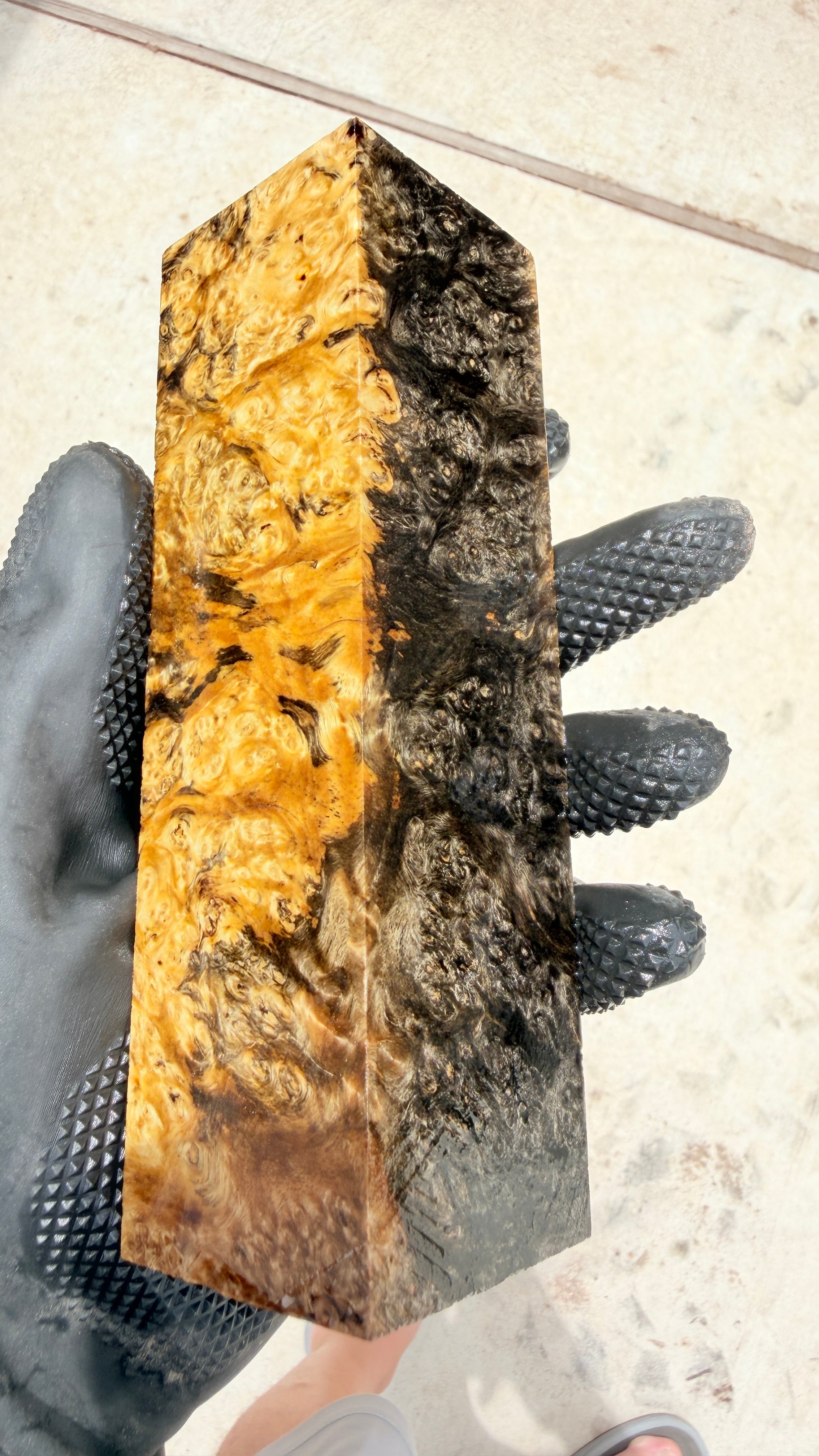 Amboyna Burl Block AYBB-026 (Stabilized)