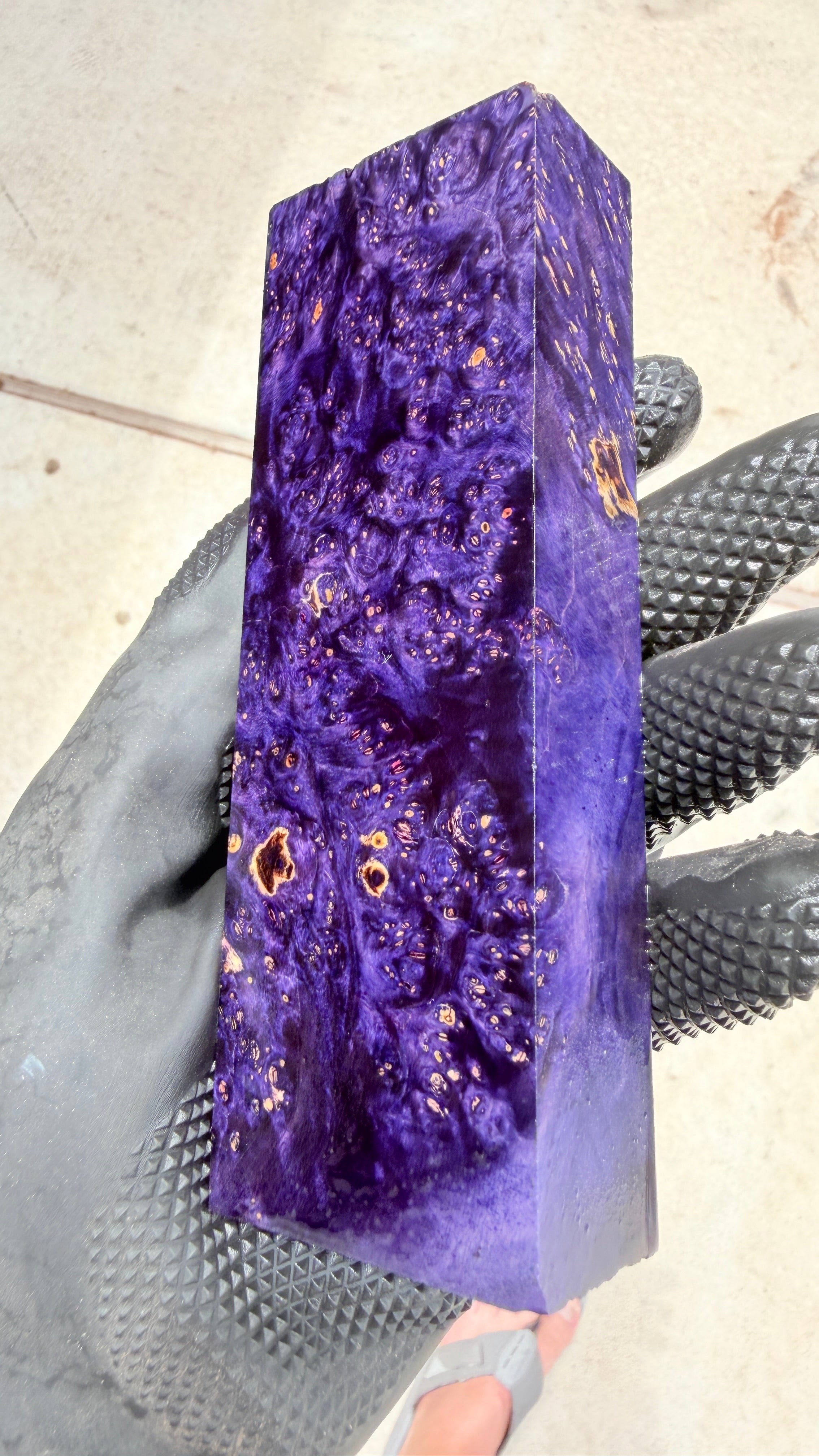 Box Elder Burl Block BEBB-195 (Stabilized)
